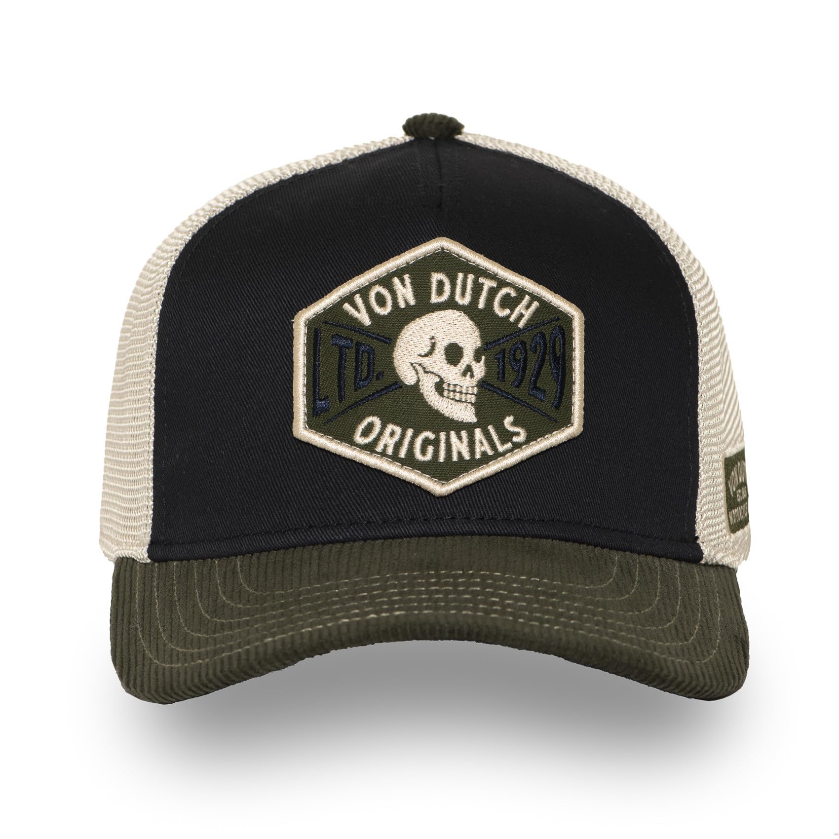 Von Dutch Gorra Hombre y Mujer, Gorra Trucker Ajustable con Snapback