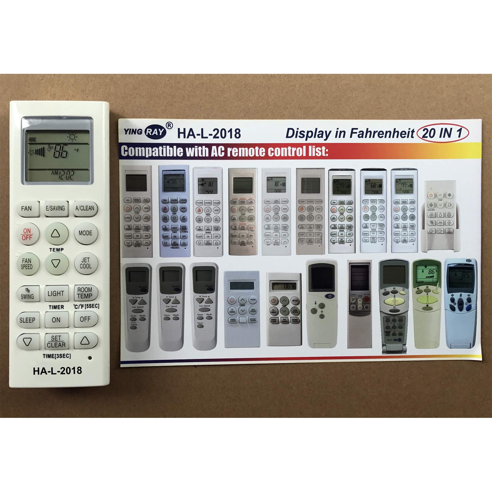Telecomando Sostitutivo Per Climatizzatore LG AKB73835320 | Modelli LAN120HSV4, LAN180HSV4, LSN240HEV1 - 5