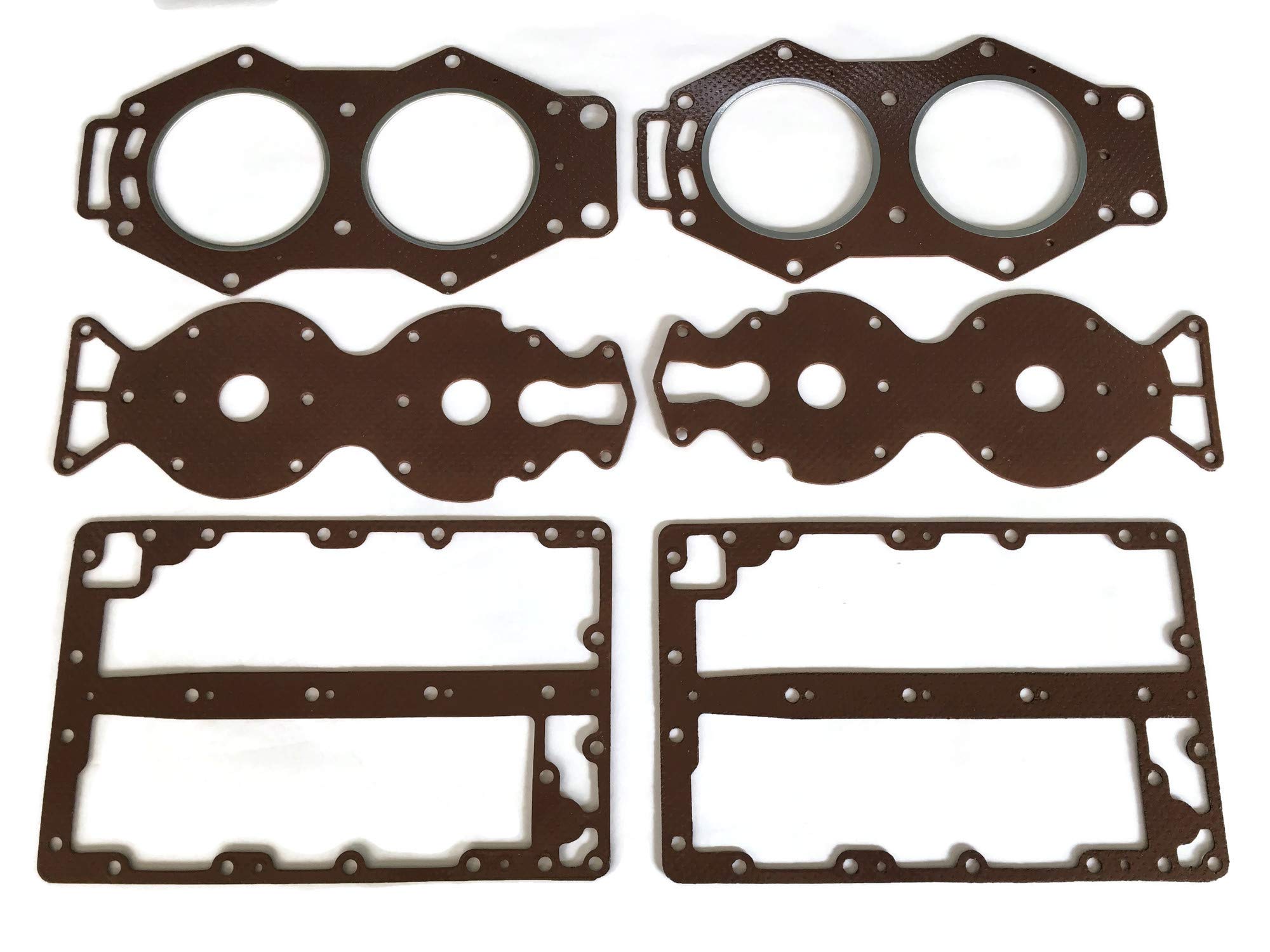 Compatible con Yamaha Outboard 100 115 130CV 115CETO Kit de Junta de Cabeza de Potencia 6E5-W0001-A2-00 6E5-W0001-A3 A1 A0