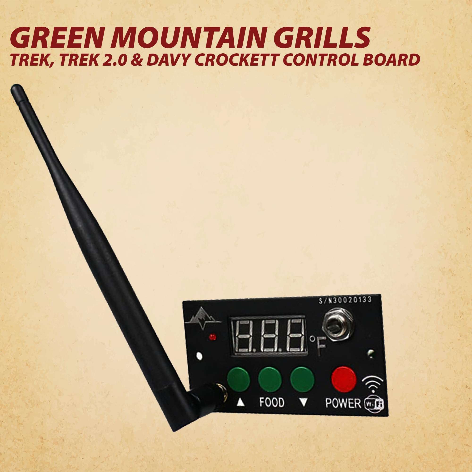 Guarnizione Camino Per GMG Davy Crockett &amp; Trek &ndash; Kit 3 Pezzi OEM P-1009