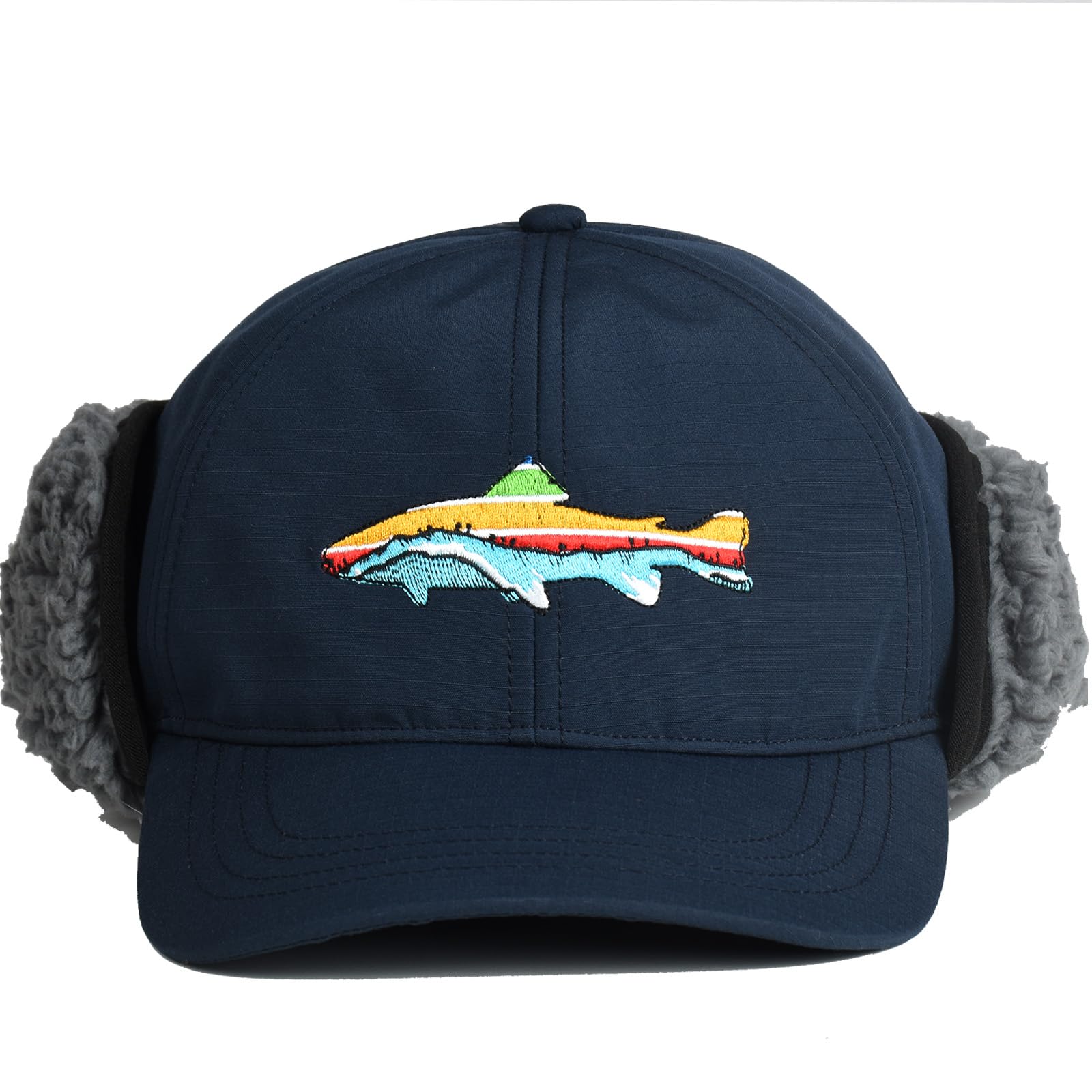 EDTREK Windproof and Waterproof Winter Hat with Sherpa Lined Ear Flap - Ultra Performance Blaze Orange and Camo Hunting Hat