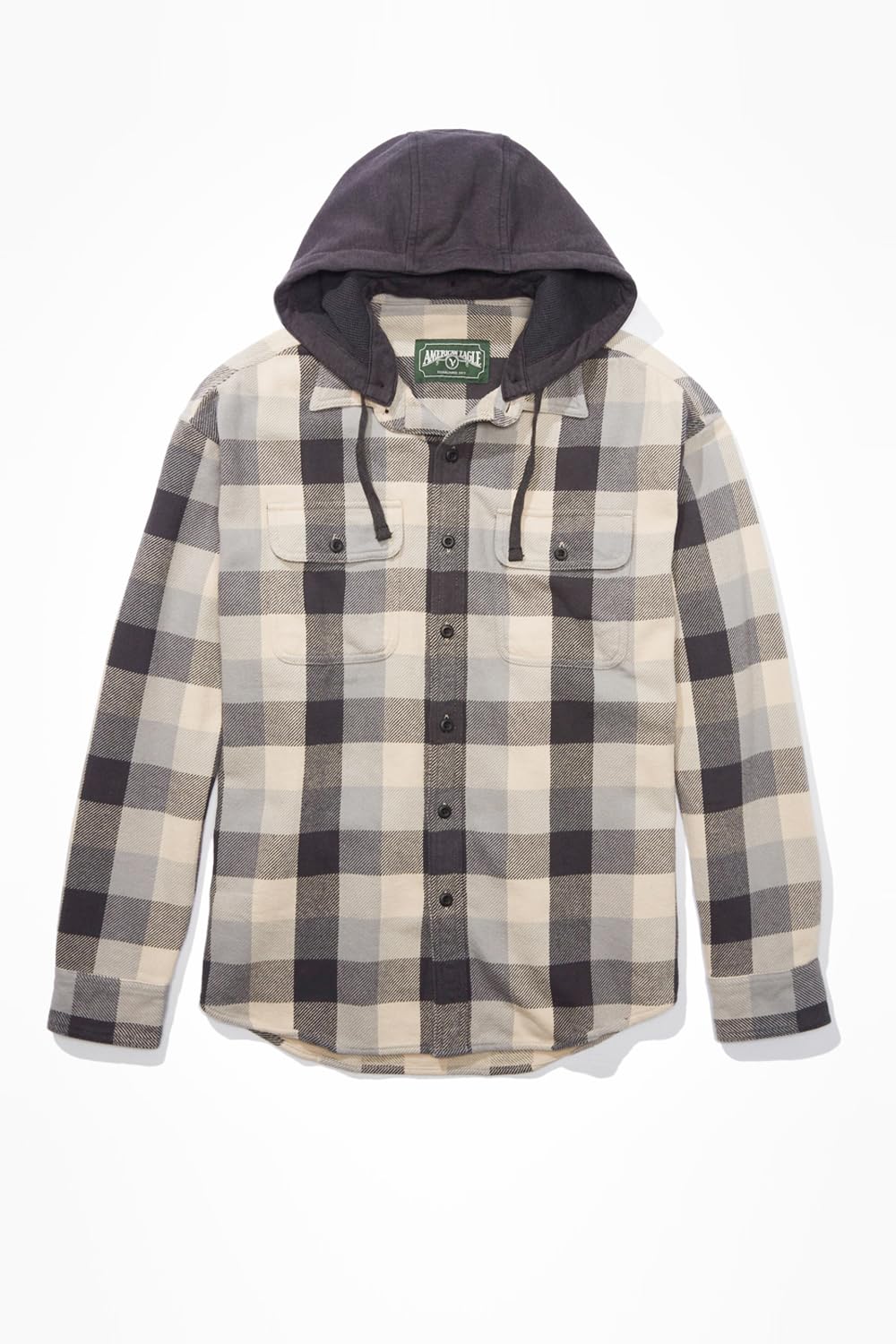 American Eagle Koszula męska w kratkę Regular Fit
