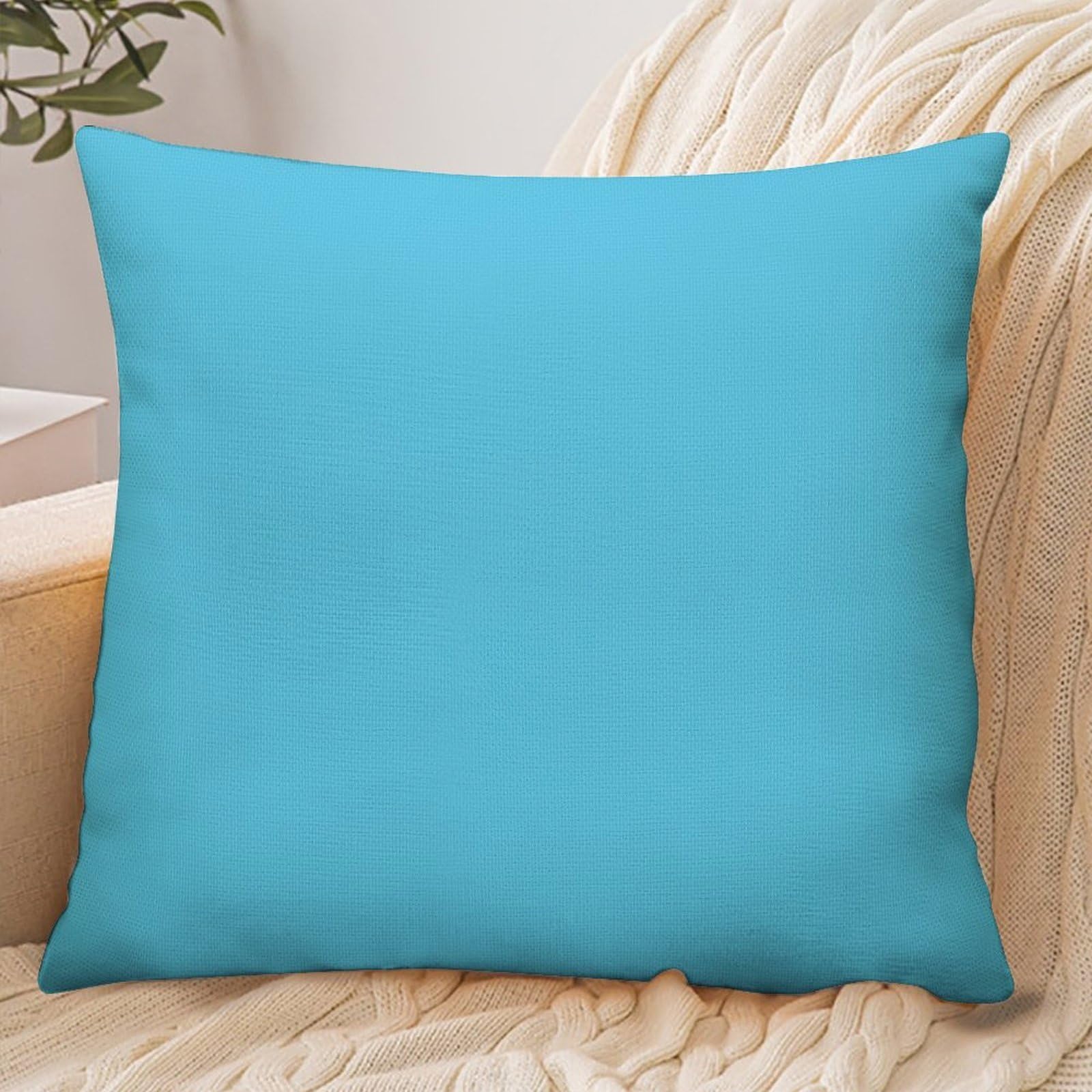 Fekiloot Style Sky Blue Pillowcase Pillow Sham Pillow Case