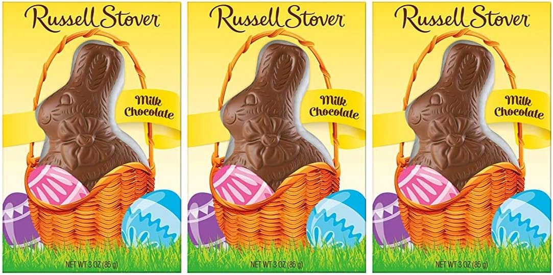 Solid Milk Chocolate Bunny 3oz (3 Pack)
