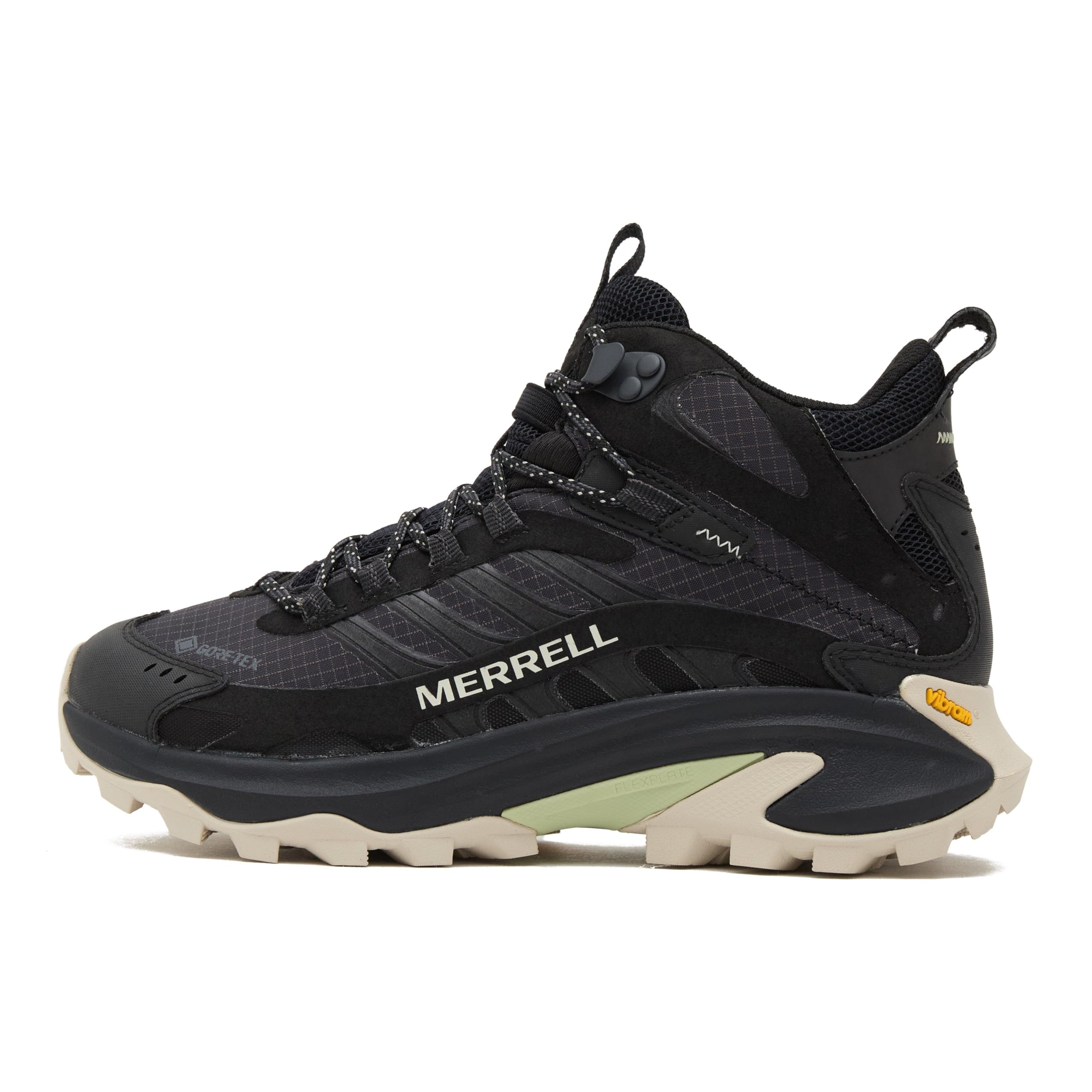 Merrell Women's Moab Speed 2 Mid Gore-Tex Hiking Shoes - Black - Size: Uk 7