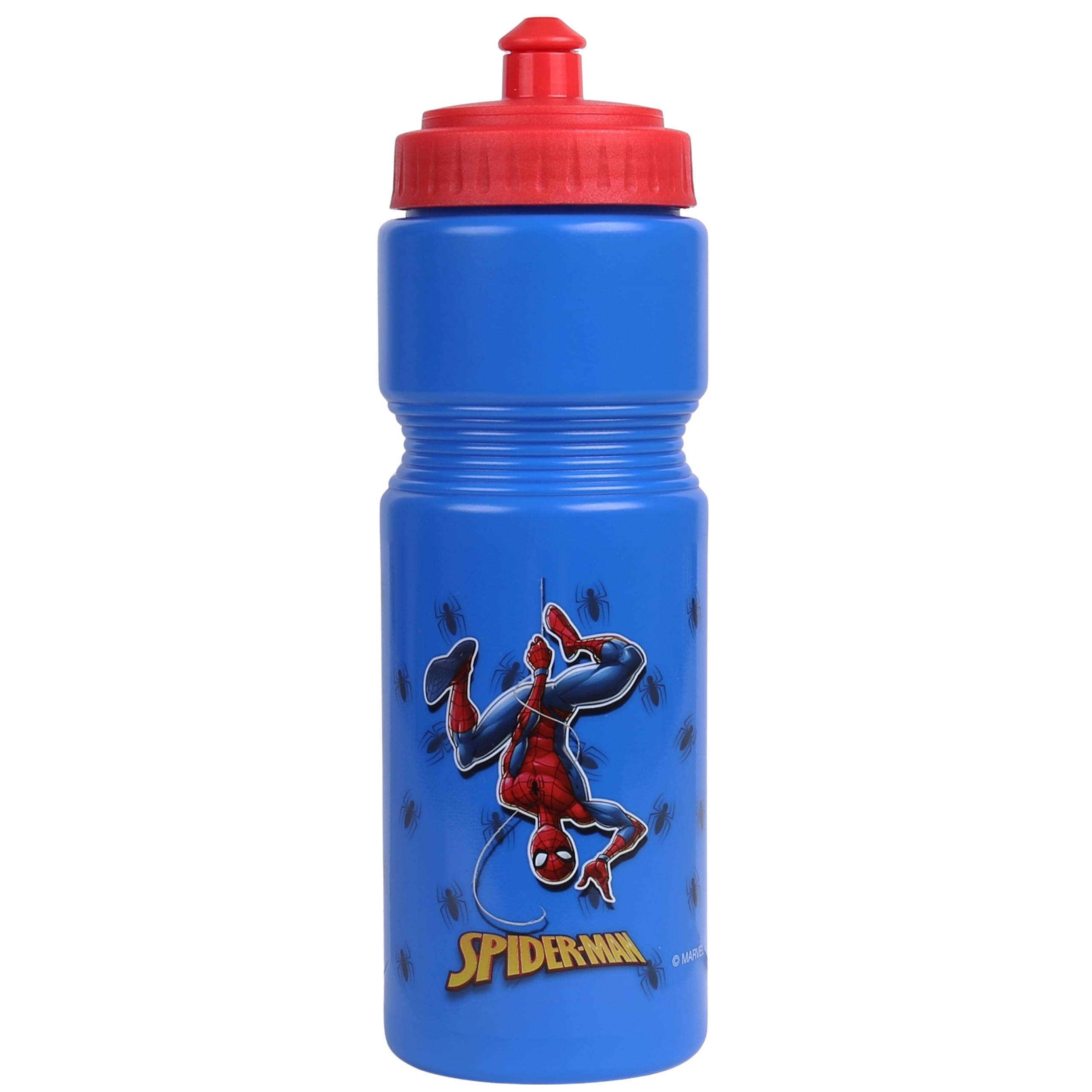 Sarcia.eu Boys Spider-Man Blue Water Bottle With A Drinking Mouthpiece For Sports Bottle For Cold Drinks (, 700, Millilitres)