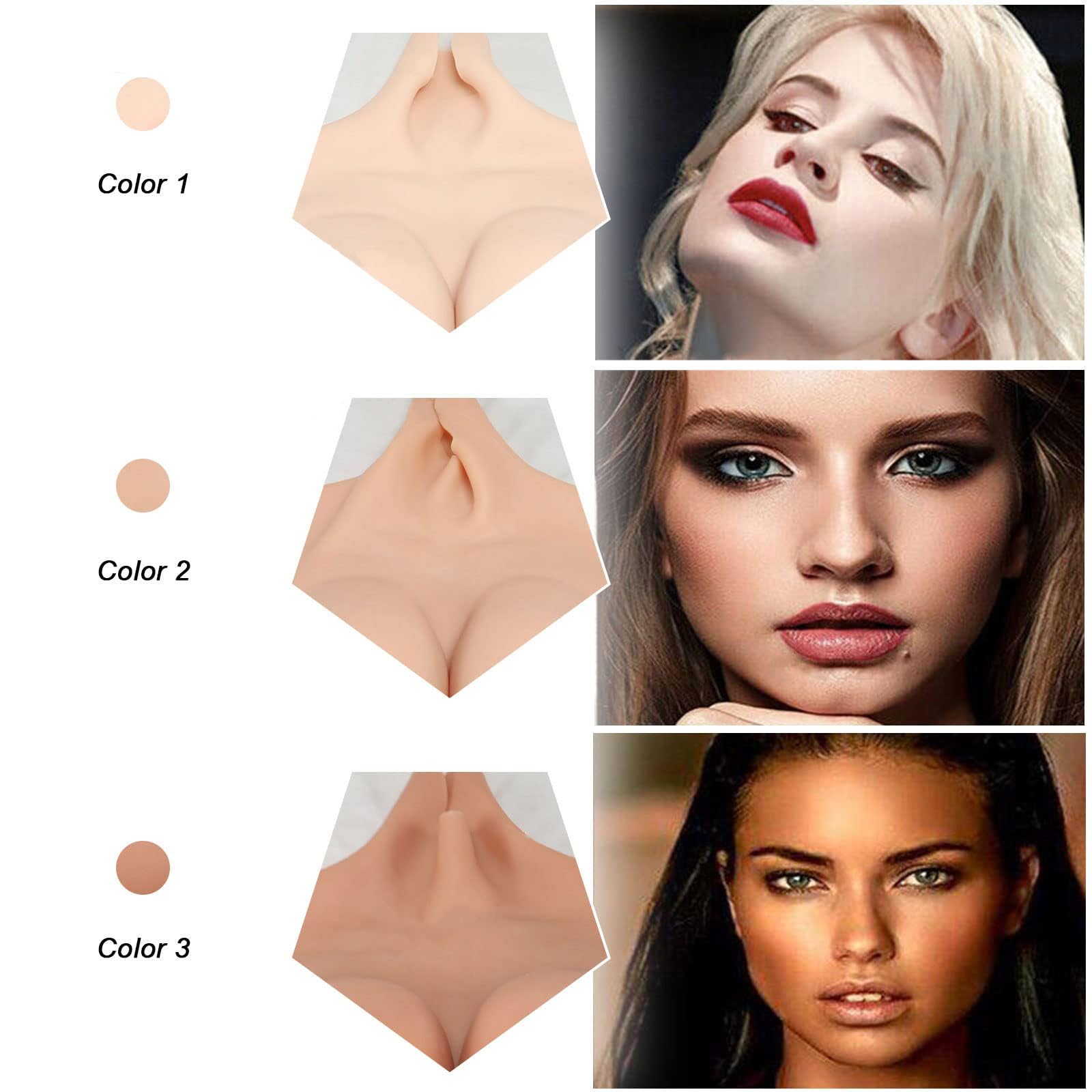 Culotte Triangulaire Taille Haute en Silicone Rehausseur De Fesses Épaississement 1,2 cm Slip pour Hommes sous-Vêtements Modelants pour Le Corps pour Cosplay Féminin
