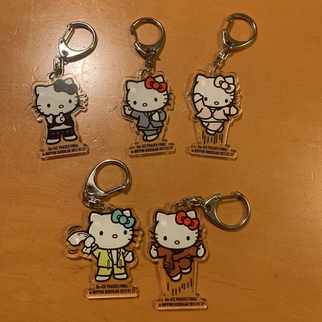 Da-iCE × Hello Kitty アクリルキーホルダー フルコンプセット Da-iCE