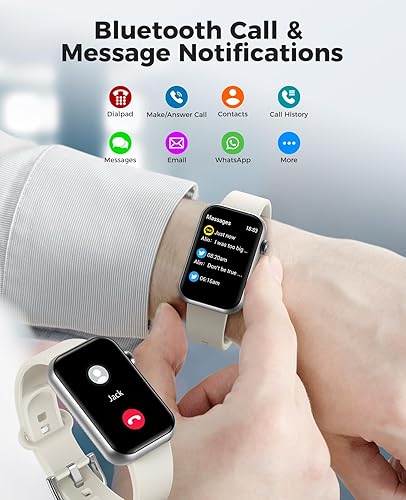 Miniatura 2 de Reloj inteligente rastreador de actividad (respuestahacer llamada), monitor de presión arterial Spo2 247, monitor de sueño, 114 modos deportivos,