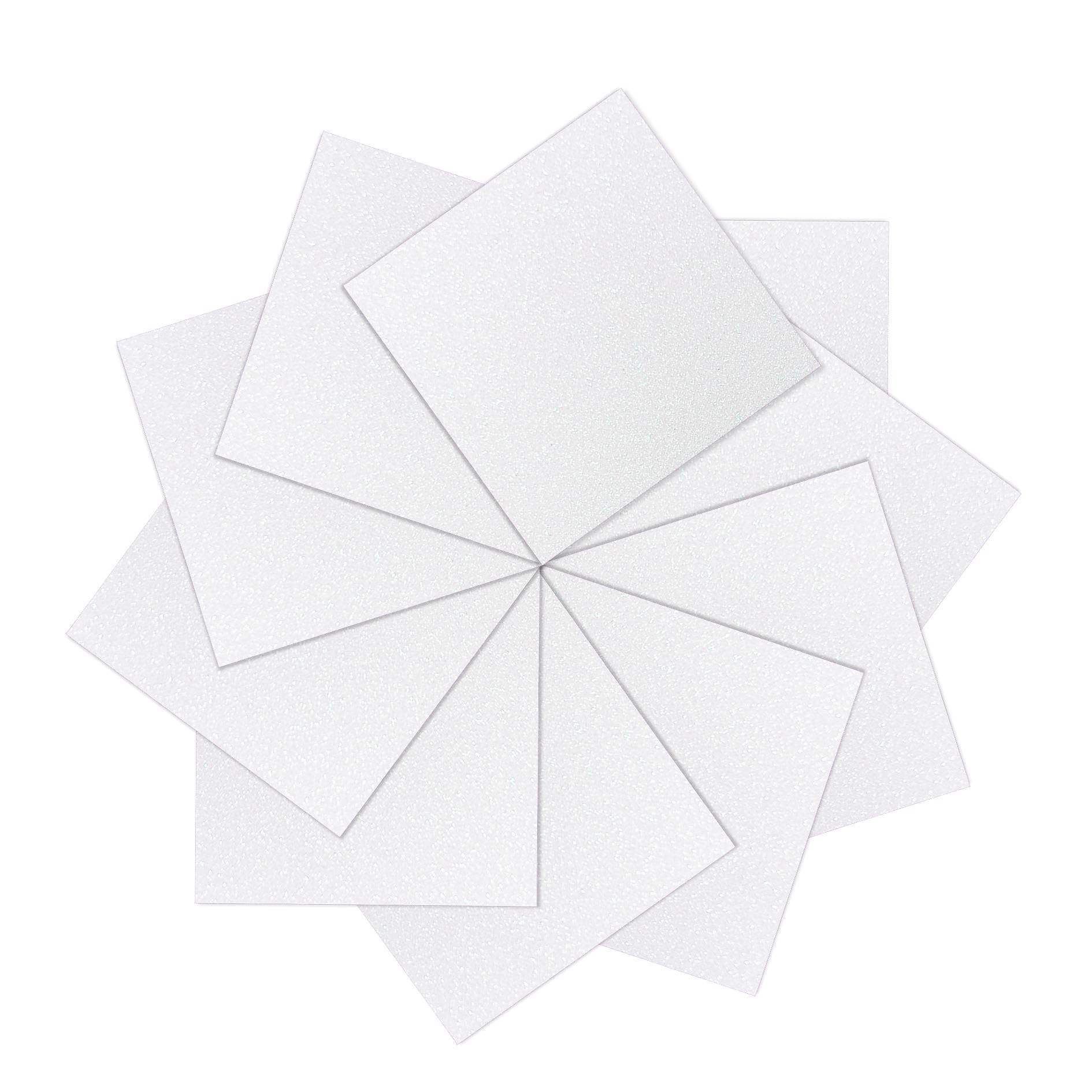 YZH Crafts Glitter Cardstock Paper, No-Shed Shimmer Glitter Papers, Cut Craft and DIY Projects Card stock, Sparkly Paper for Card Making, 12 x 12 Inch