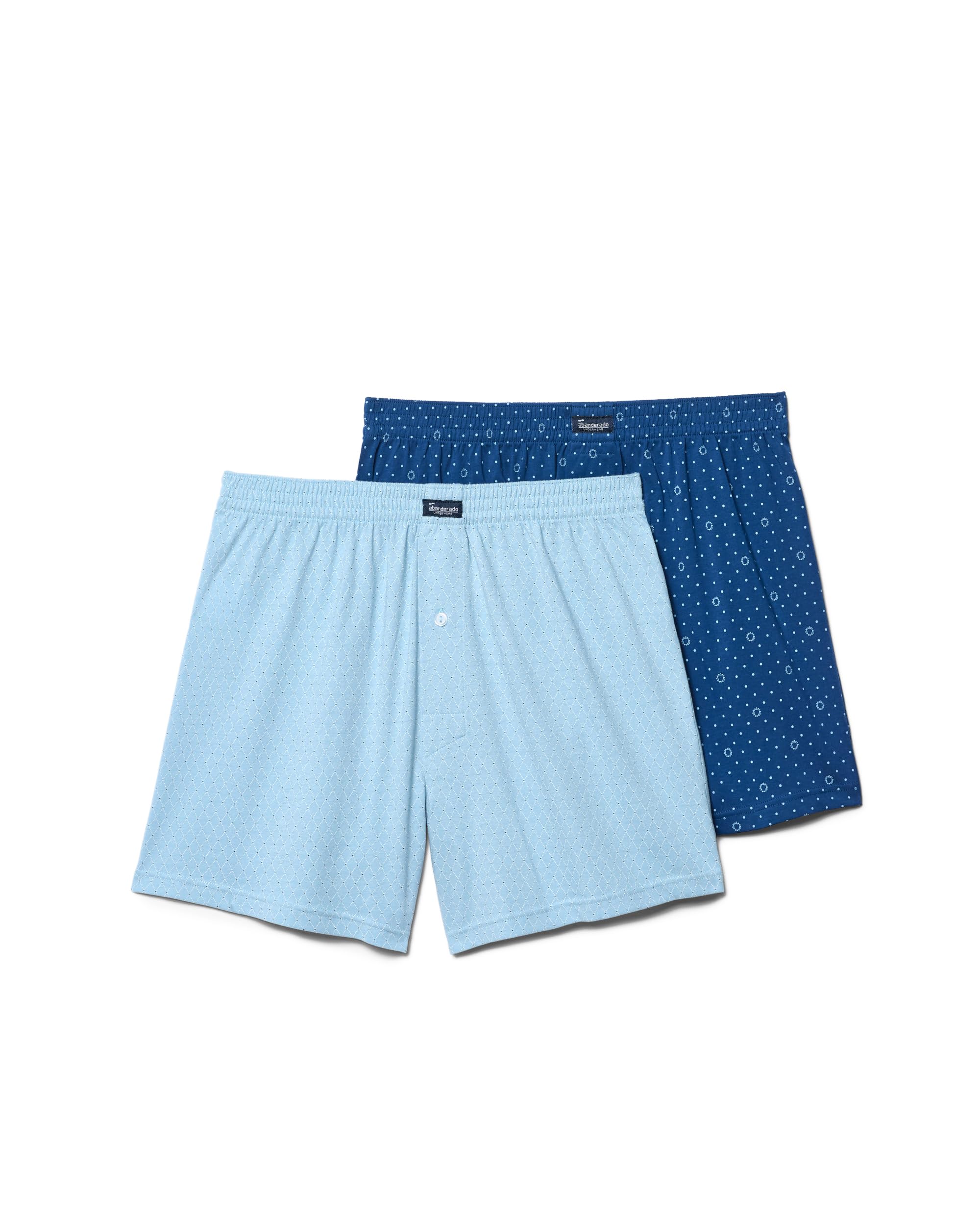 Bóxers abiertos de punto esencial Abanderado con estampados para hombre en formato pack doble 6