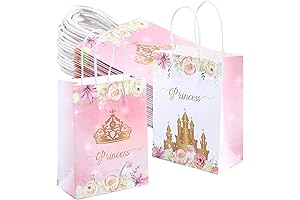 Winoo Design Princess Gift Bags with Handles