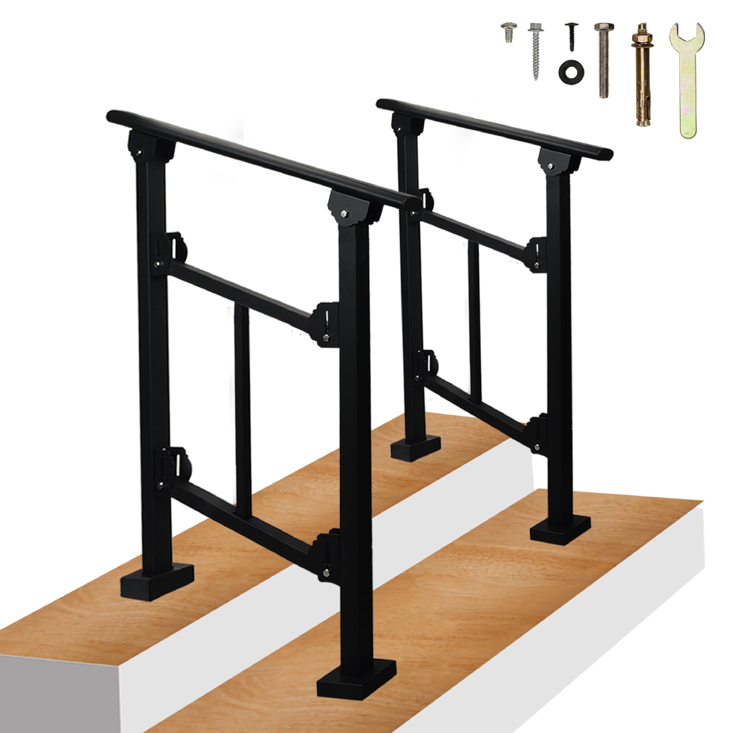 Upgrade 2 In 1 Stair Handrail&Horizontal Railing, Seychelles - View #3