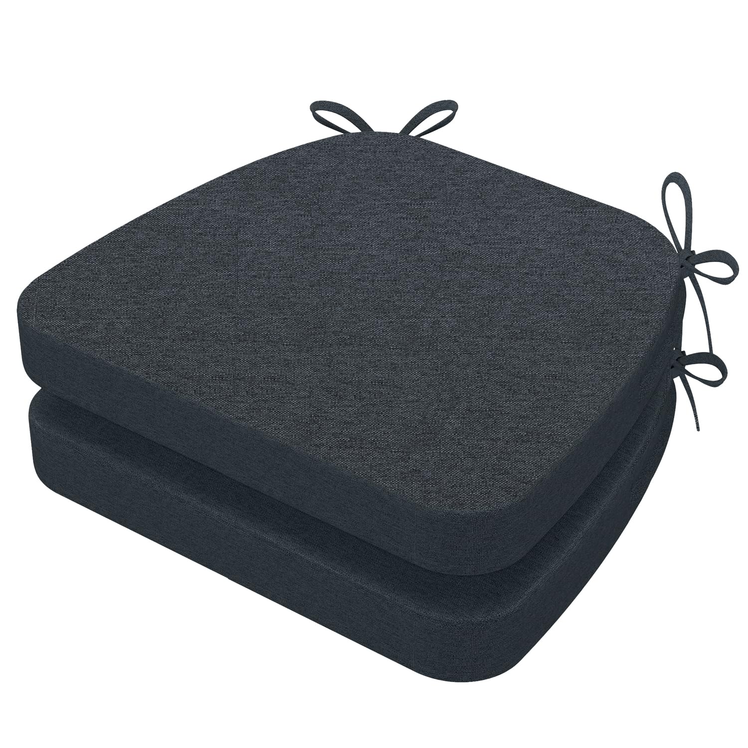 AAAAAcessories Chair Cushions for Dining Chairs, 17 x 16 x 2 in, Set of 2