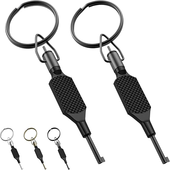 Flat Swivel Handcuff Key, Universal Cuff Key with Enhanced Security