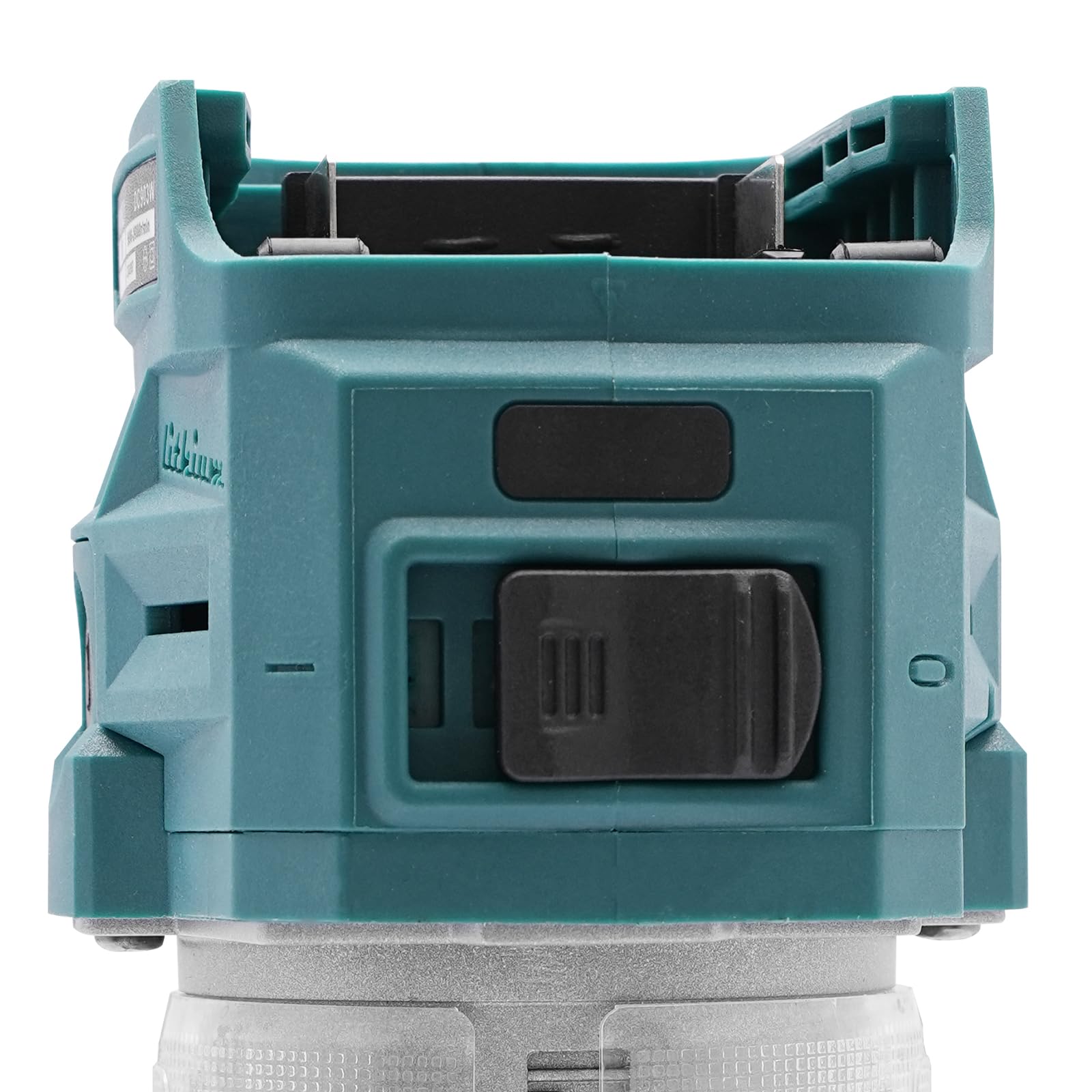 Fresatrice elettrica compatta, fresatrice elettrica con una sola mano, fresatrice per legno, router bordi, fresa da 6,35 mm, motore in rame puro 28000 giri/min, senza batteria e caricatore