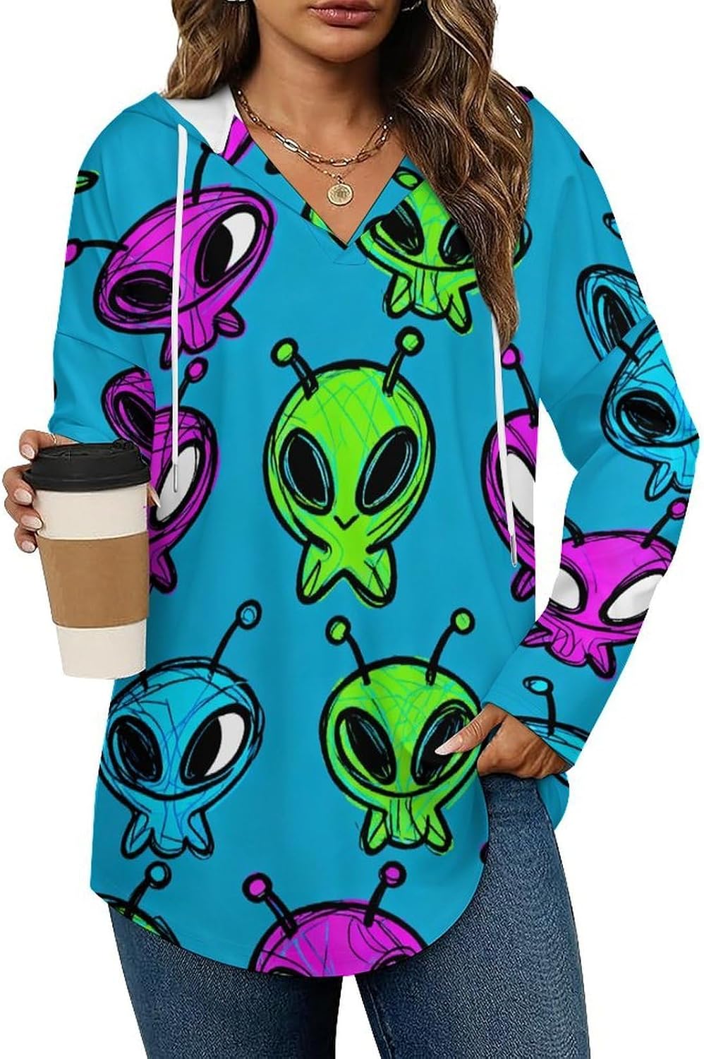 Women Fashion Tops Hoodies for Women Pullover Sweatshirts Casual Long SLeeve Shirts Loose Lightweight Workout