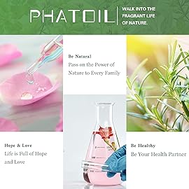 PHATOIL 3.38FL.OZ Jasmine Essential Oil with Glass Dropper, for Aromatherapy Diffusers, Humidifiers, Great for DIY Candle and Soap Making, Huge 100ML Bottle