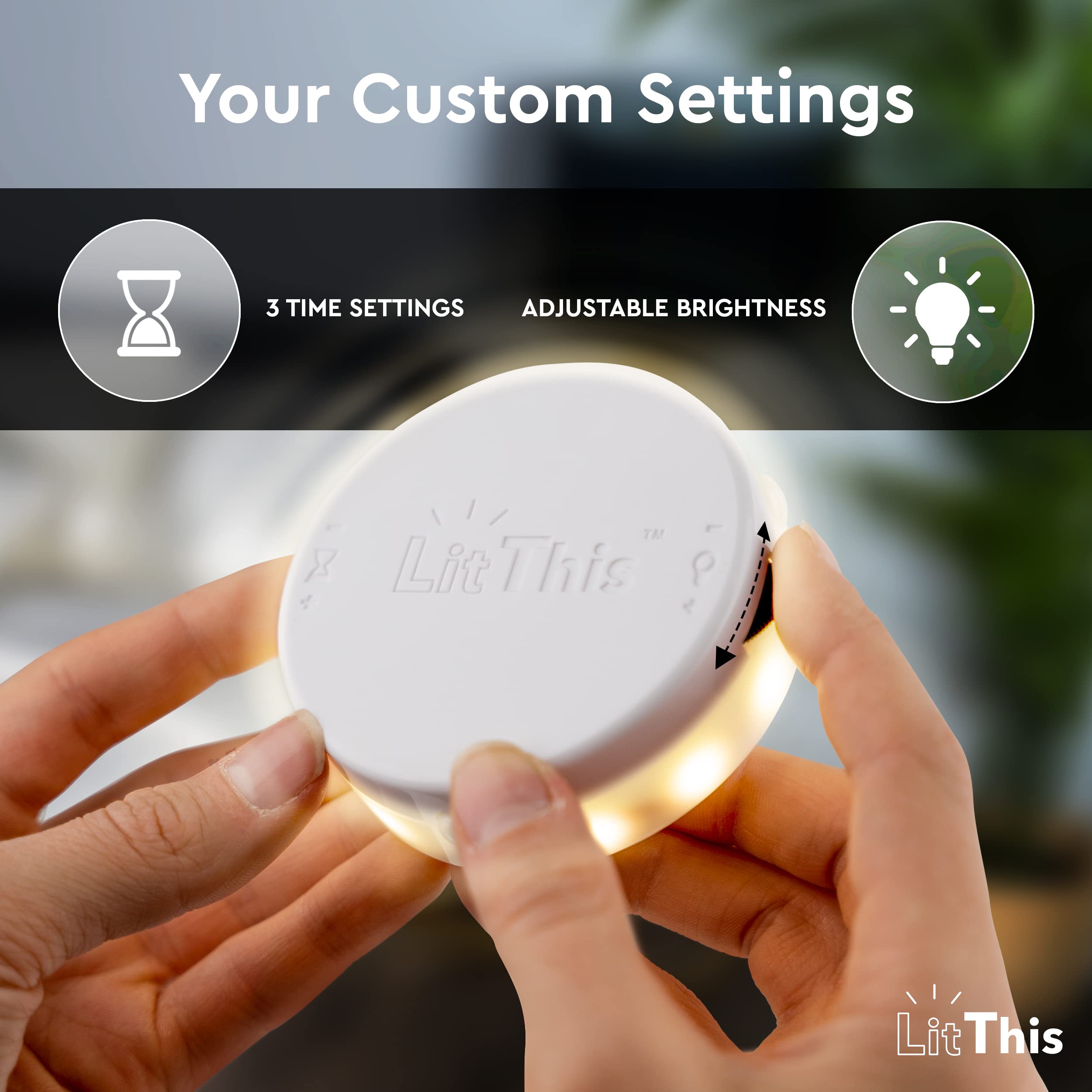 Luces debajo de la cama con sensor de movimiento, sin instalación; se desliza debajo de los muebles. Luces LED con detección de movimiento de 360° para camas y salas de estar. Brillo ajustable