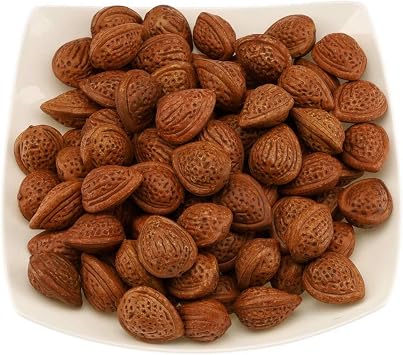 Gresorth 50pcs Fake Almond Decoration Artificial Realistic Nut Model Plastic Lifelike Simulation Food for Fruit Bowl Centerpieces Holiday