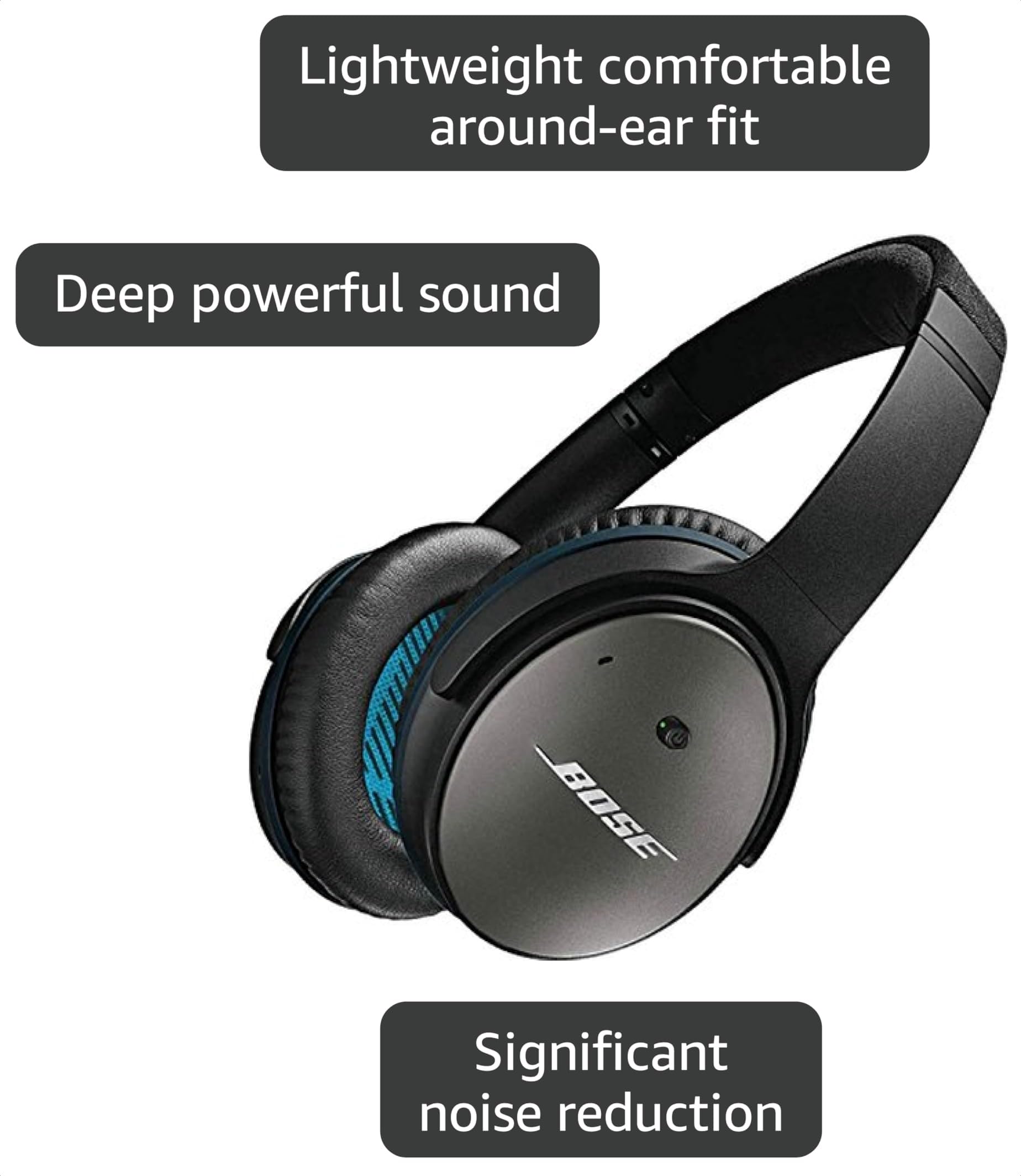 Amazon.com: Bose QuietComfort 25 Acoustic Noise Cancelling