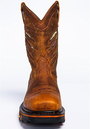 Miniatura 3 de Cody James Bota de trabajo de vaquero con bandera para hombre con punta nano compuesta - DBP-3-A