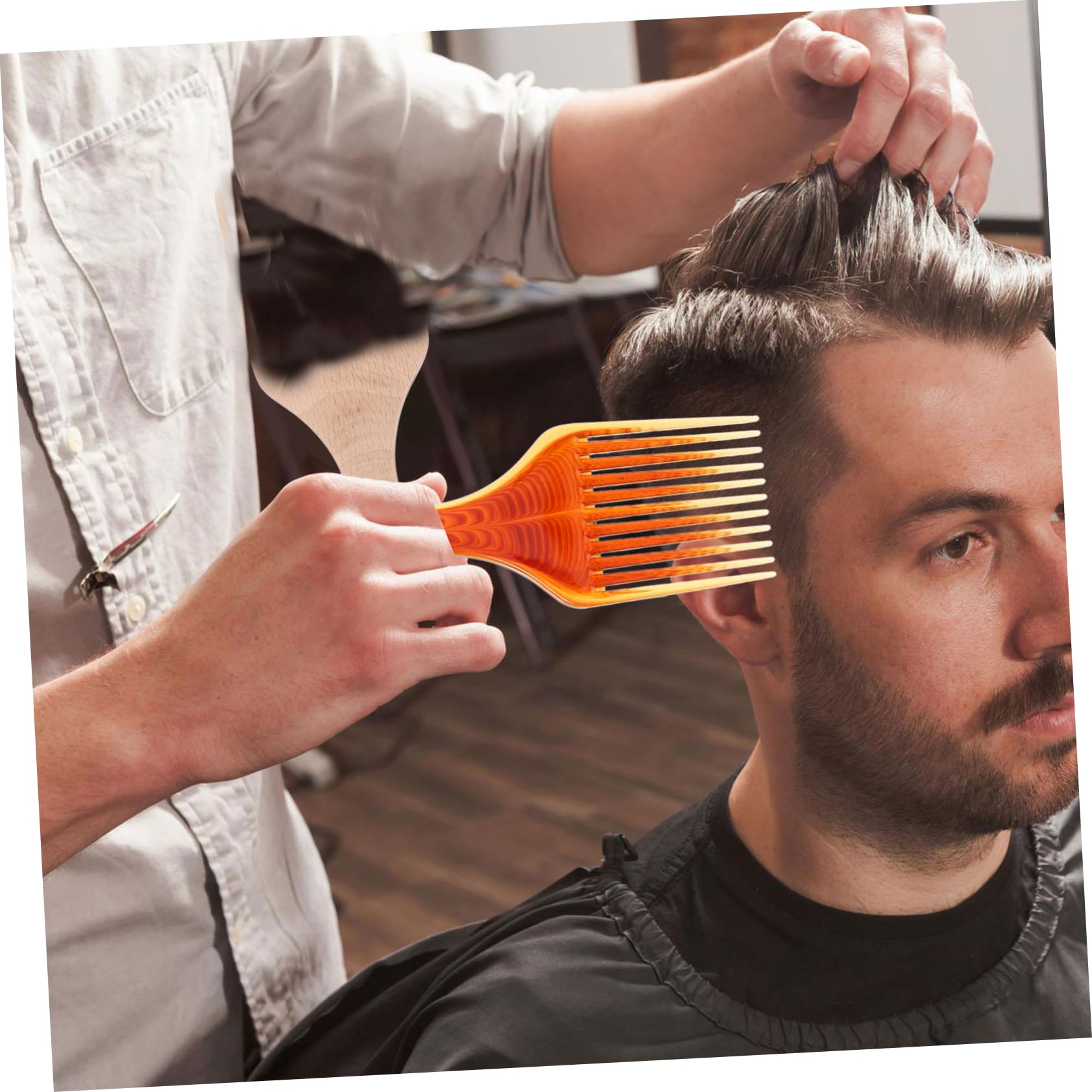 Healeved 20stücke Teiliges Haarschneidekamm Kunststoff Multifunktionale Afro-kämme Für Haarstyling Für Herren Inklusive Breiter Und Schmaler Zinken Für Frisuren Und Kopfhautmassage