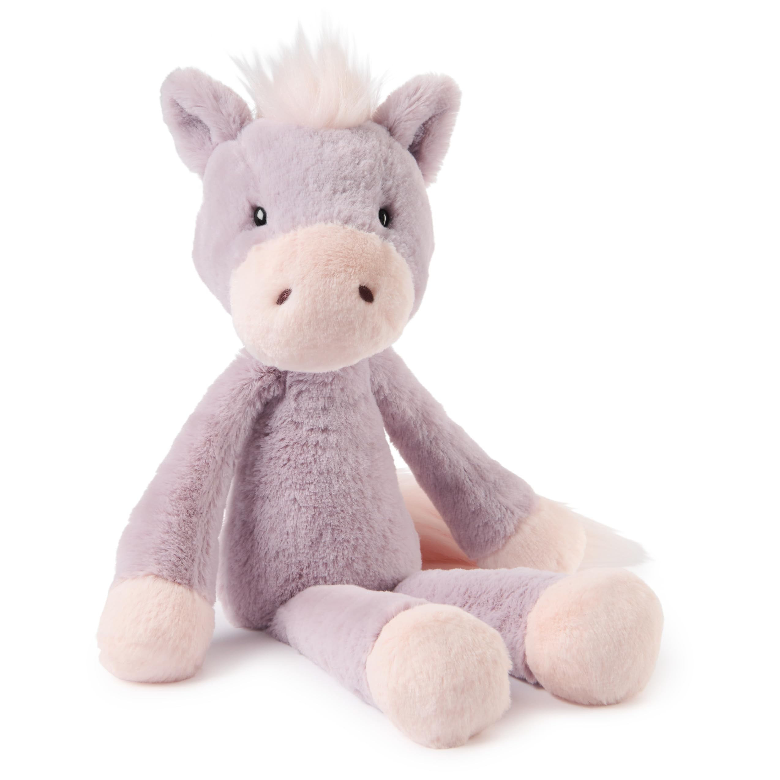 Penni Pony Take-Along Friends 15-Inch Plush Toy for Ages 1+ | Soft Plush Fabrics and Floppy Limbs Comfort, Nurture Fine Motor Skills, Tactile Play, and Early Sensory Discovery