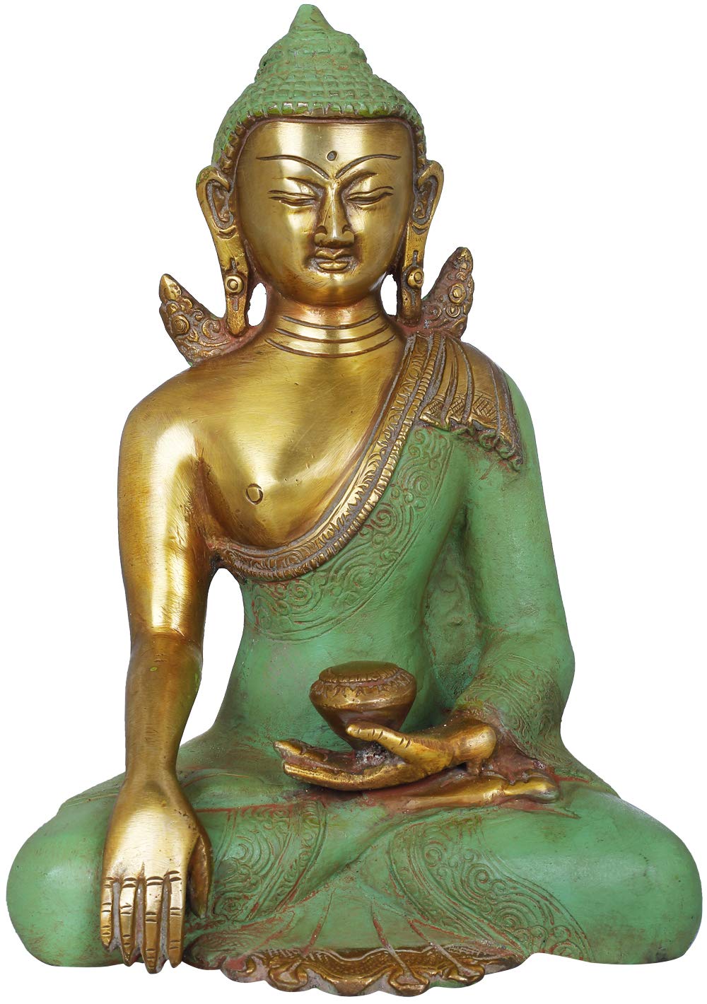 Statue Shakyamuni laiton pour apaiser l'esprit et réduire le stress