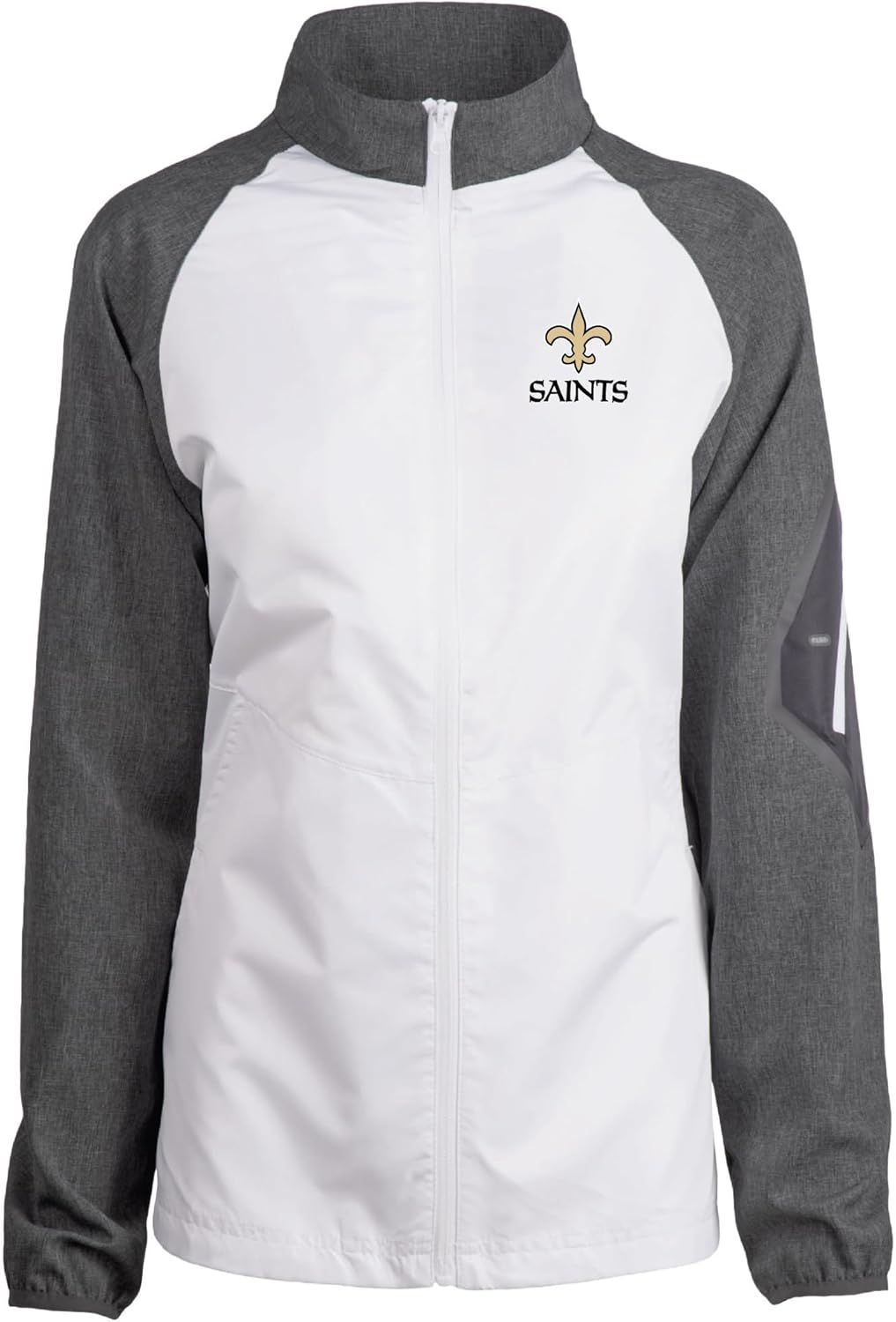 Dunbrooke Women's NFL Hurricane Raglan Full-Zip Windbreaker