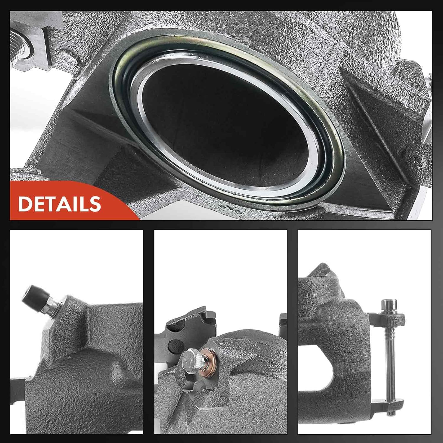 A-Premium Disc Brake Caliper Assembly Without Bracket Compatible with Select Chevy, Buick, GMC, Pontiac and Oldsmobile Models - Chevelle, El Camino, Sprint, GS 350, Skylark, GTO, Special - Front