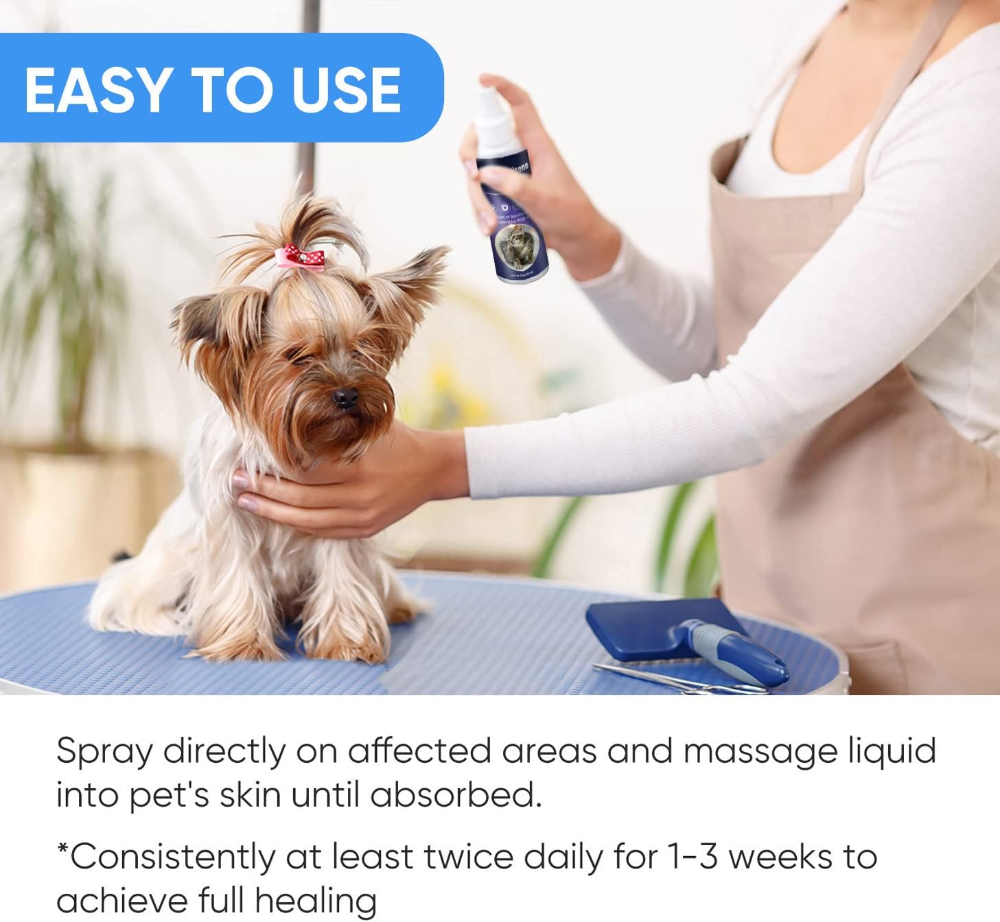 Inscape Data Hot Spot Treatment for Dogs, Itch Relief Spray for Dogs & Cats - Relieves Hot Spots, Rash & Itchy Skin - No-Sting Formula : Pet Supplies