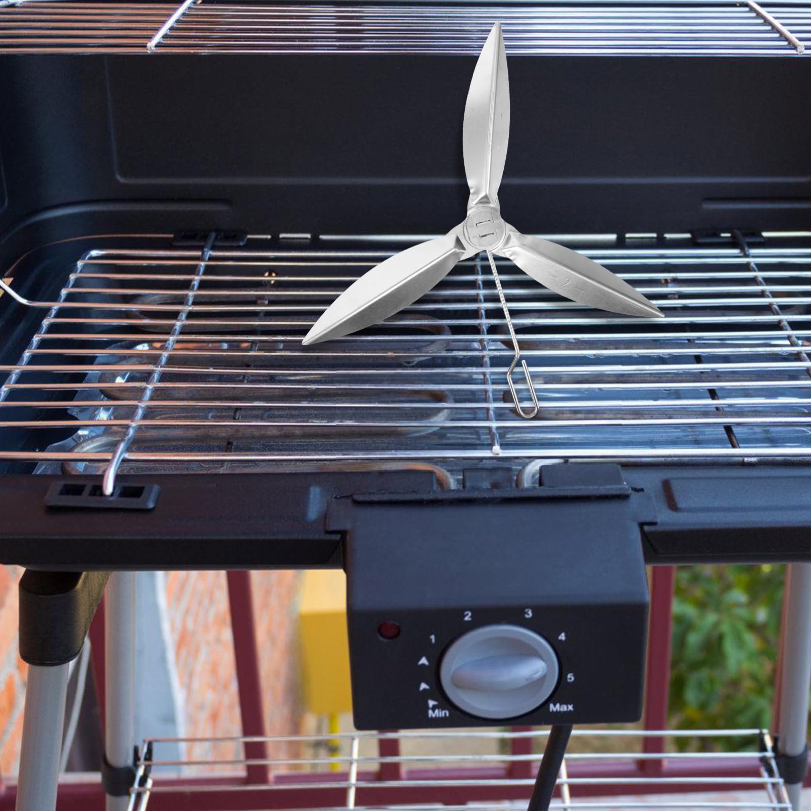 Happyyami Home Kitchen Grill Cleaning System 22-1/2 Cleaning Kit for Kettle Grills Charcoal Bbqs Sturdy Easy to Use