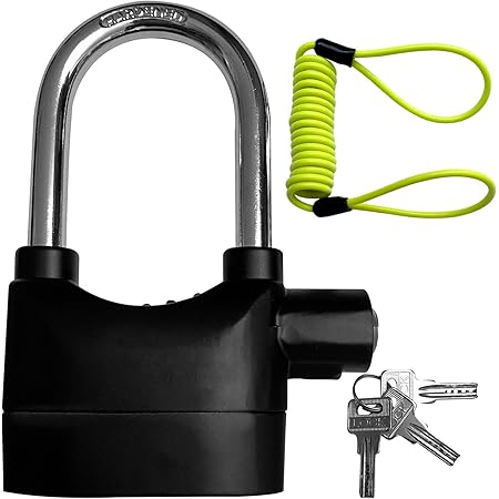 Amazon Harmonybike バイクロック アラーム ディスクロック 1 2mリマインダーワイヤー付き 盗難防止 長いタイプ 車 バイク 車 バイク