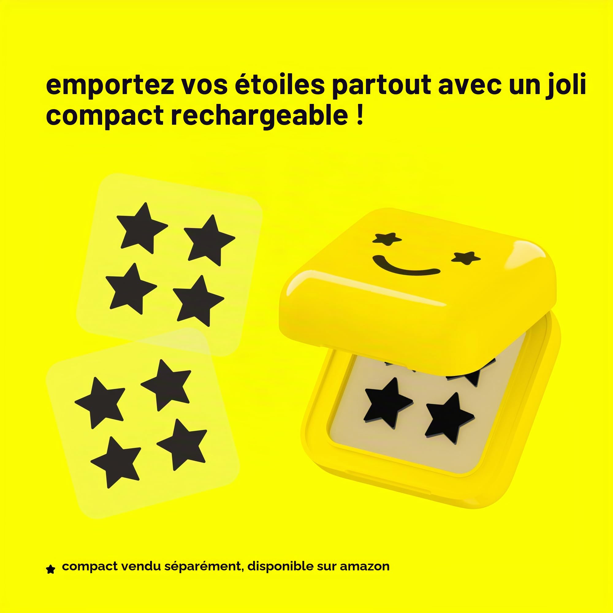 Starface World Black Star Lot de 96 patchs hydrocolloïdes à boutons, absorbent les liquides et réduisent les rougeurs, forme d'étoile mignonne, soins de la peau sans cruauté envers les animaux