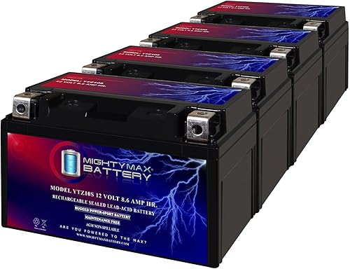 Mighty Max Battery YTZ10S - Batería de repuesto de 12V 8.6AH compatible con Kawasaki 1000 Ninja H2R 19-4 unidades