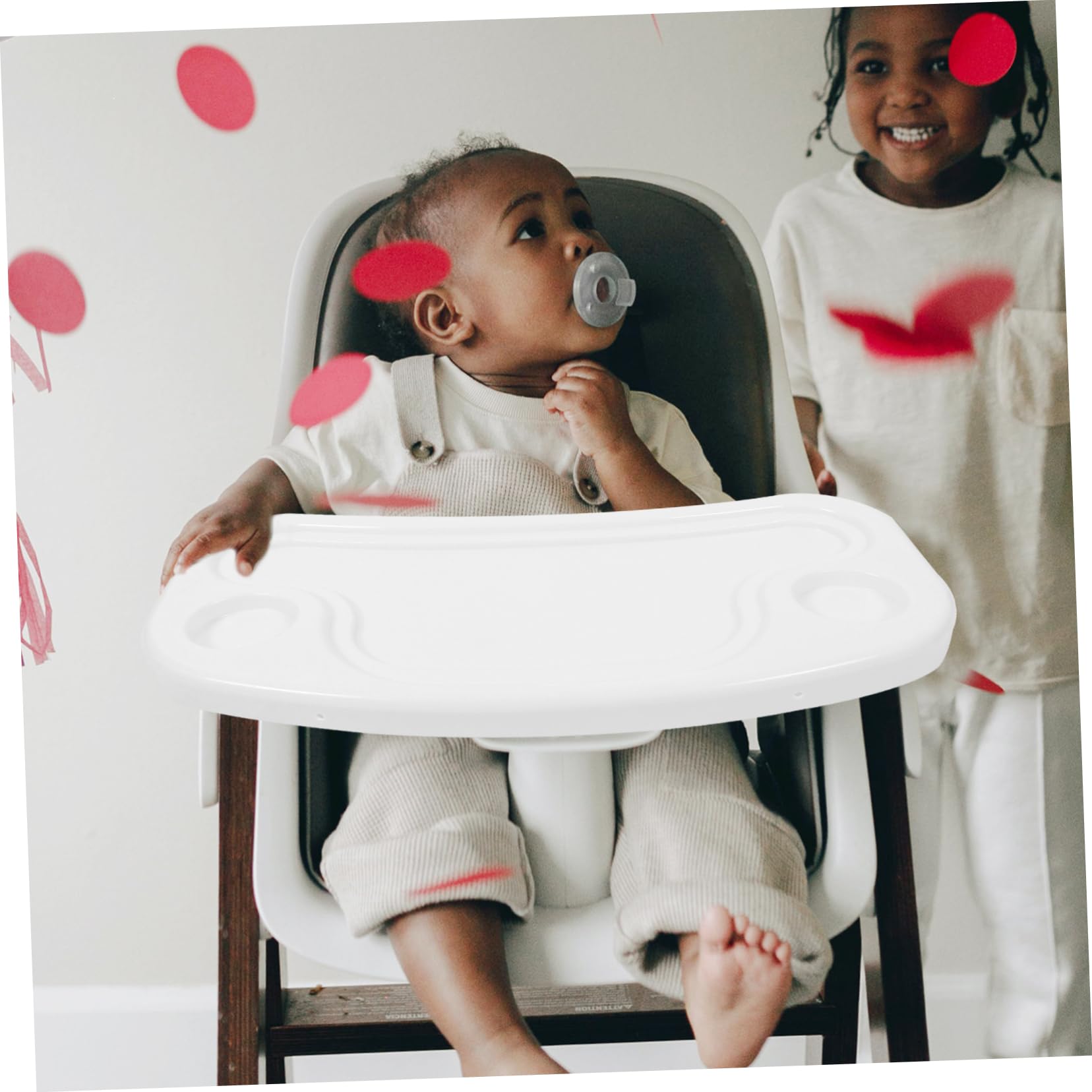 RORPOIR Plastic Tray Universal Tray for Wooden Dinner Tray Toddler Tray Safe Mealtime