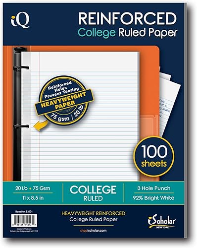 Miniatura 4 de iScholar Papel de relleno reforzado para cuaderno (83110)