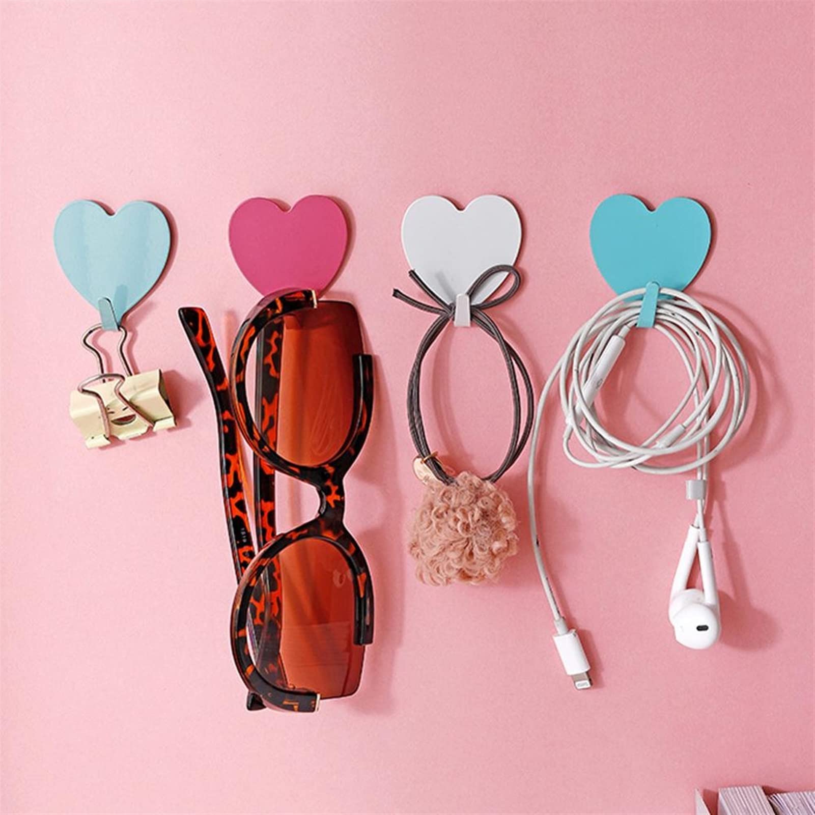 Amazon｜LVAD フック マグネット， 2ピースかわいいハートシェープ