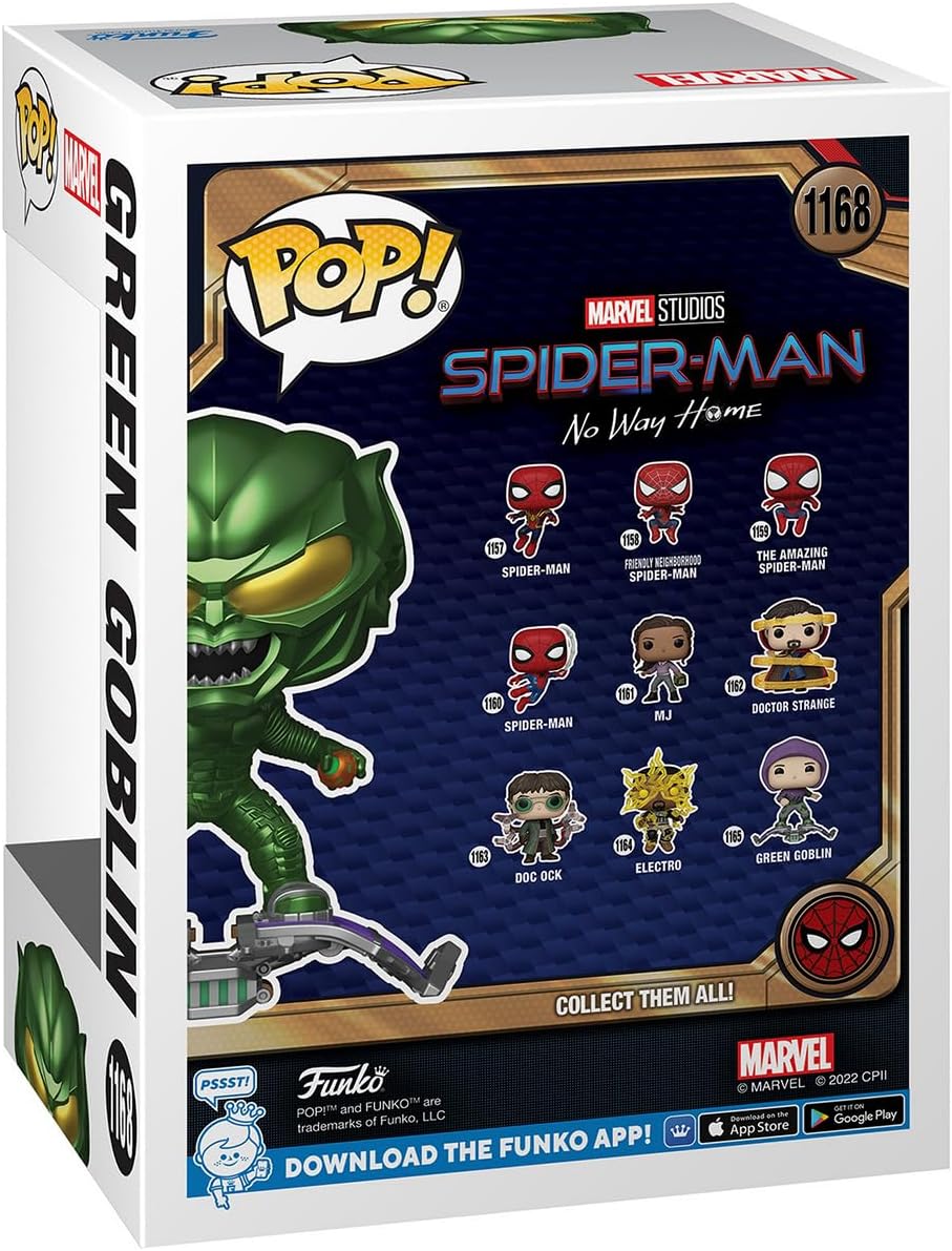 Pop! Marvel: Spider-Man: No Way Home - Green Goblin Special Edition Metallic Exclusive #1168 (Regular)