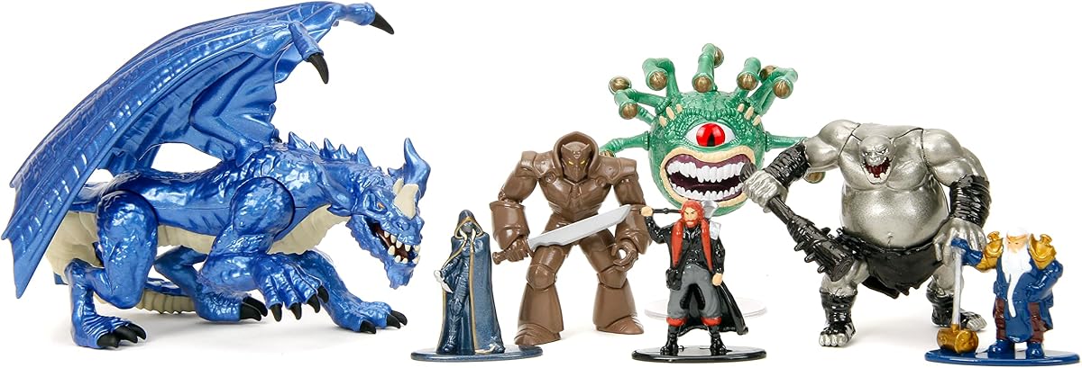 Dungeons & Dragons Mega Pack de 1.65" Figuras coleccionables fundidas a presión, juguetes para niños y adultos