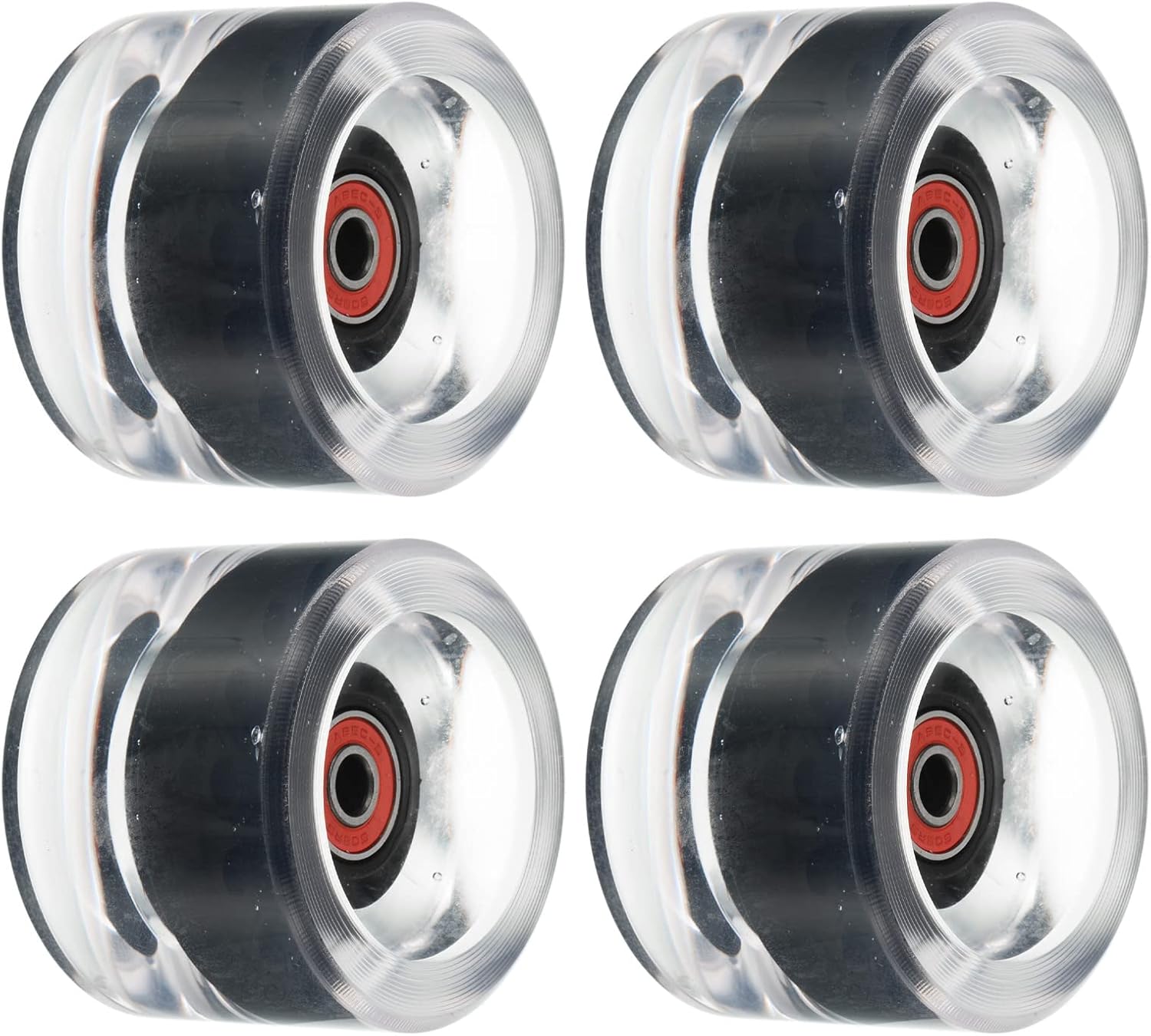 PATIKIL 78A Longboard Wheels with ABEC-9 Bearings, Soft Cruiser Wheels, Street Wheels for Skateboards Skateboard Wheel PU