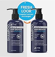 Vista 5 de Biotion Champú para el crecimiento del cabello para hombres: champú espesante natural con aceite de árbol de té, menta de ginseng para pérdida