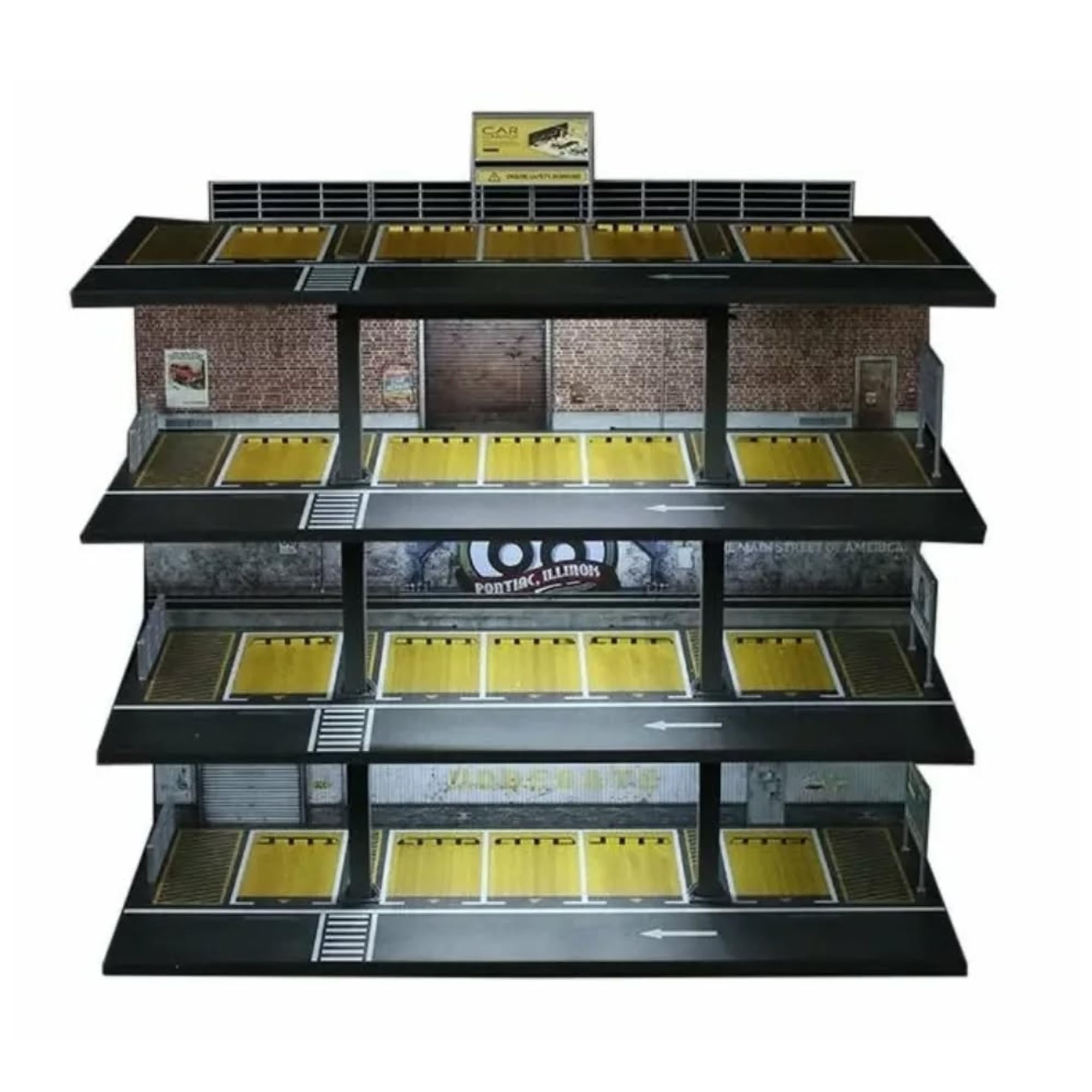 Amazon.com: MoreArt 1:64 Scale Multi-Level Display Garage Diorama