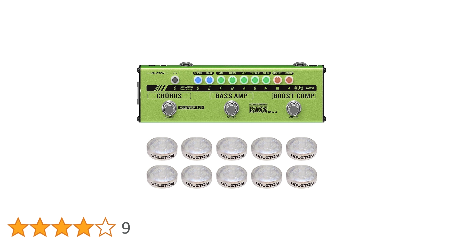 Valeton Bass Multi-Effects Pedal Stage Session Gigging