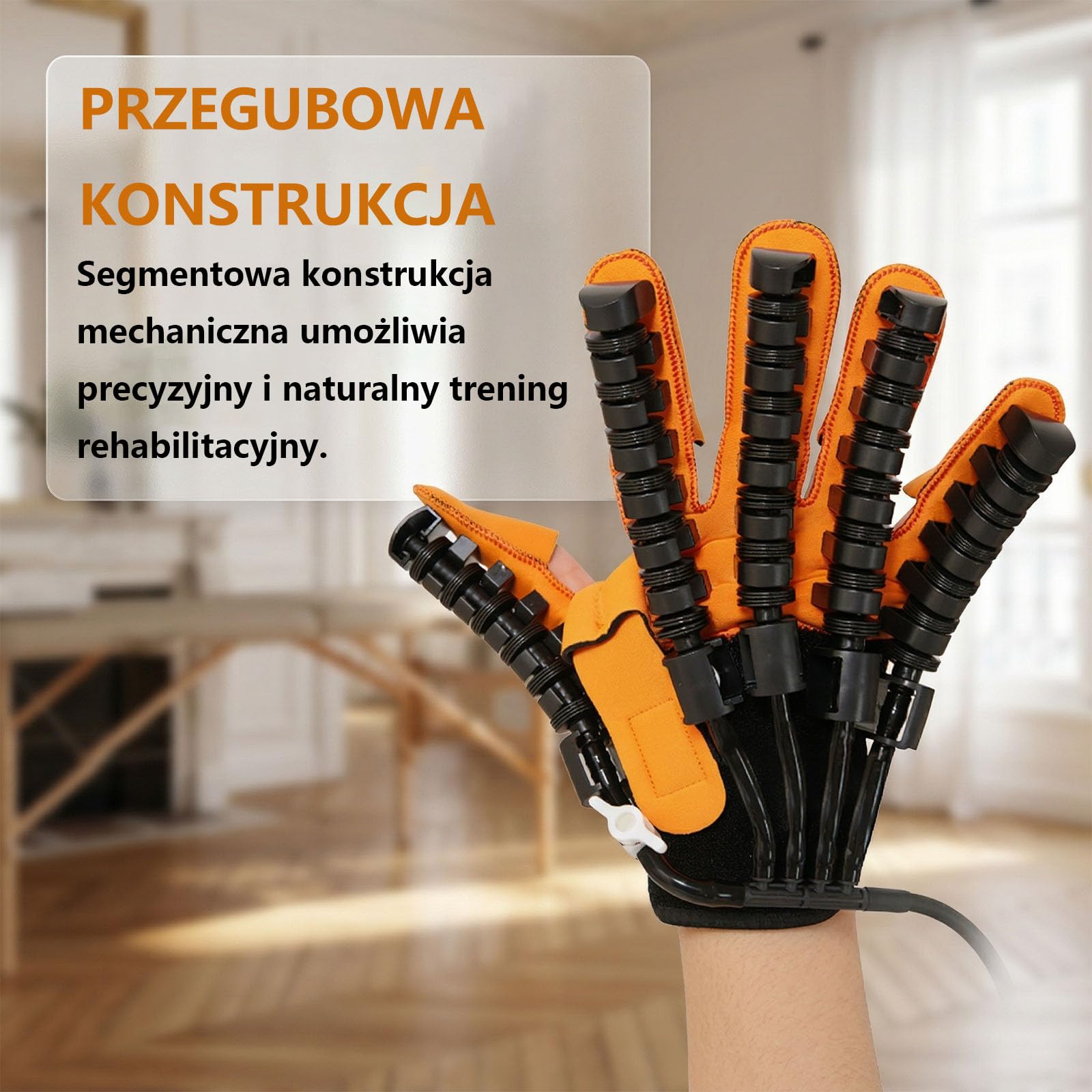 Robot do rehabilitacji dłoni po udarze Elektryczne urządzenie do treningu palców Hemiplegia rekonwalescencja po artretyzmie Poprawa funkcji dłoni elastyczność siła Regulowany L L