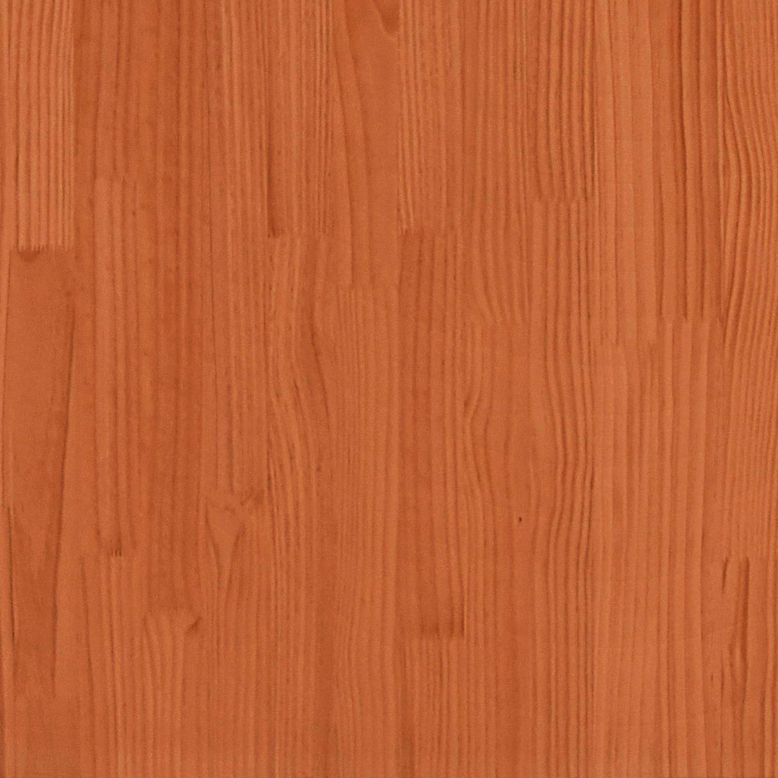 Armadio da parete con mensola, 60 x 30 x 30 cm, in legno di pino massiccio, marrone cera, 2 pezzi, per camera da letto e soggiorno