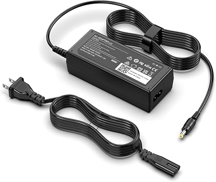 12V AC Monitor Power Cord Adapter Compatible with LG 27GX790A, Sceptre E248W - 19203R and More, for LED Strip Light & CCTV Cameras Power Supply
