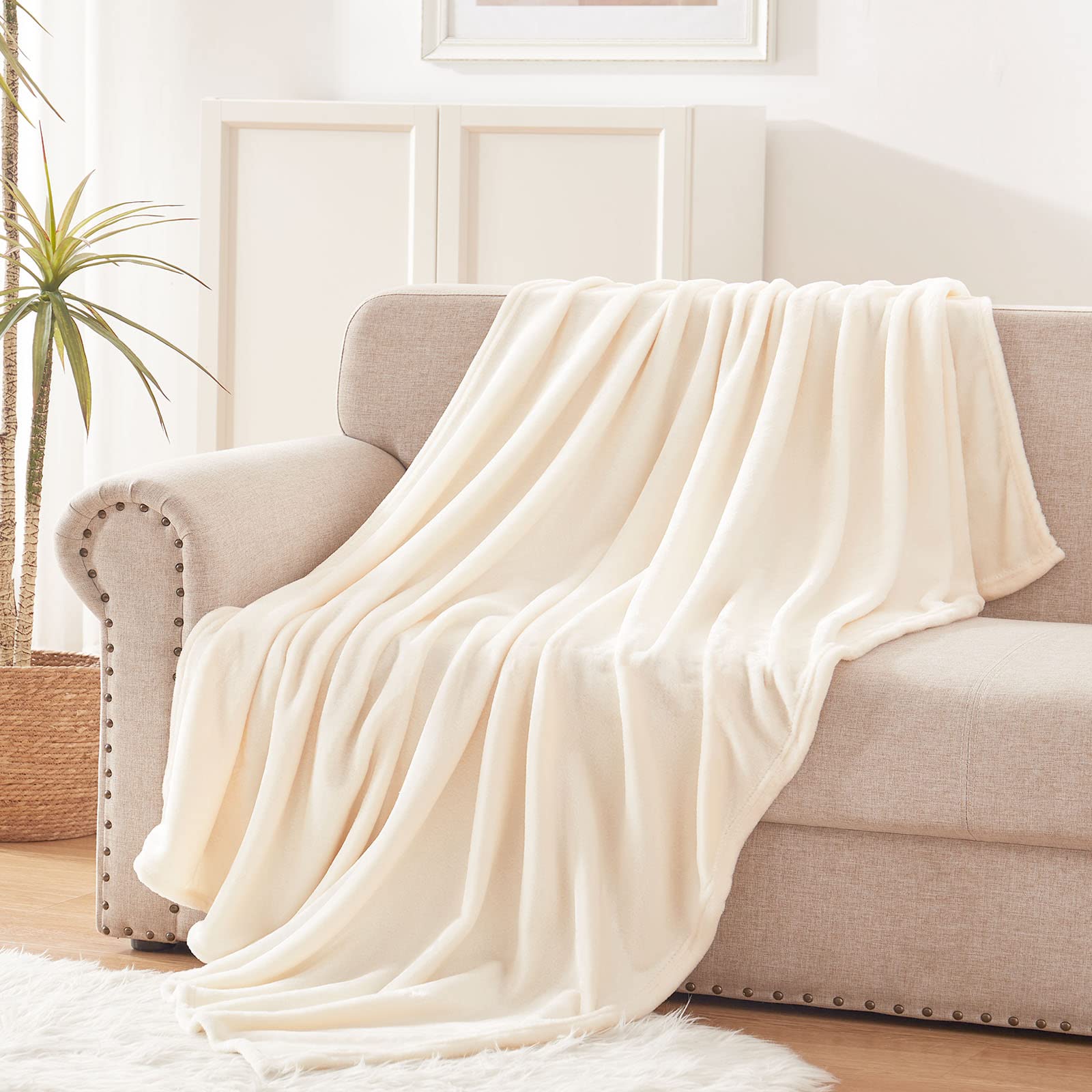 Extra Large Cream Throws atelieryuwa.ciao.jp