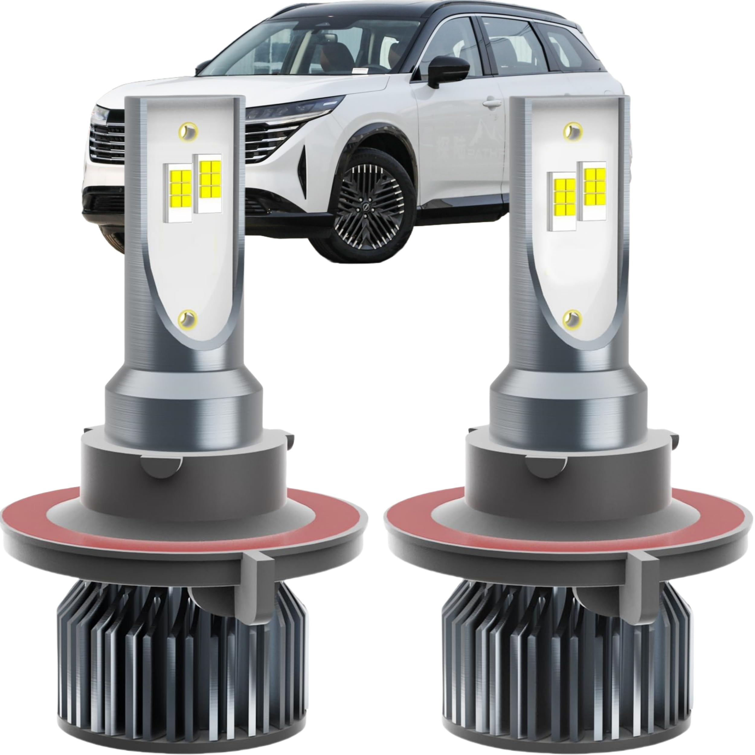 Pathfinder Dedicated Accessory,Fit for 2005 2006 2007 2008 2009 2010 2011 2012 Pathfinder,9007 Dedicated H L,Plug and Play,No Errors,Pack of 2